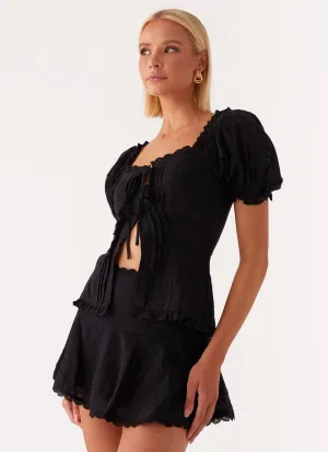 Sharp Design Hundred Percent Mini Skirt - Black Fashion Style Hundred Percent Mini Skirt - Black