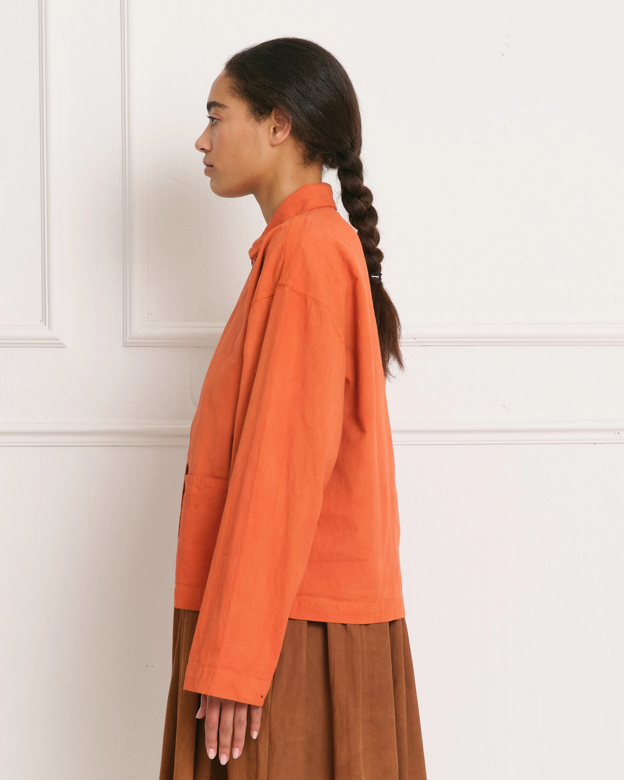 Roll Up Sleeve Design Minimalist Stitching Short on Time Jacket - R.T.S. CO-35