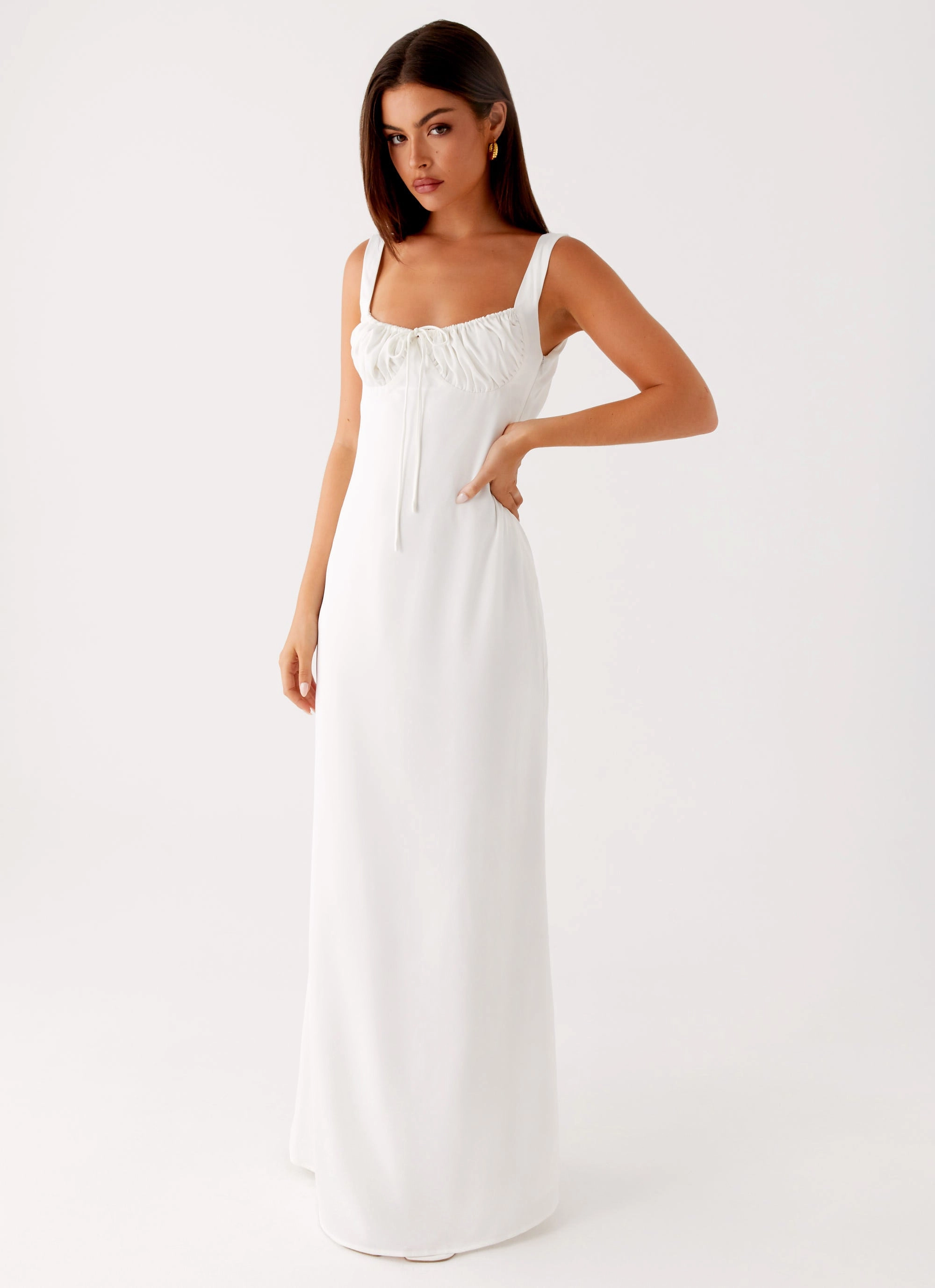 Church Proper Shyla Maxi Dress - Ivory