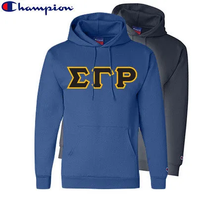 Sigma Gamma Rho Champion Powerblend® Hoodie, 2-Pack Bundle Deal - Champion S700 - TWILL