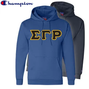 Sigma Gamma Rho Champion Powerblend® Hoodie, 2-Pack Bundle Deal - Champion S700 - TWILL