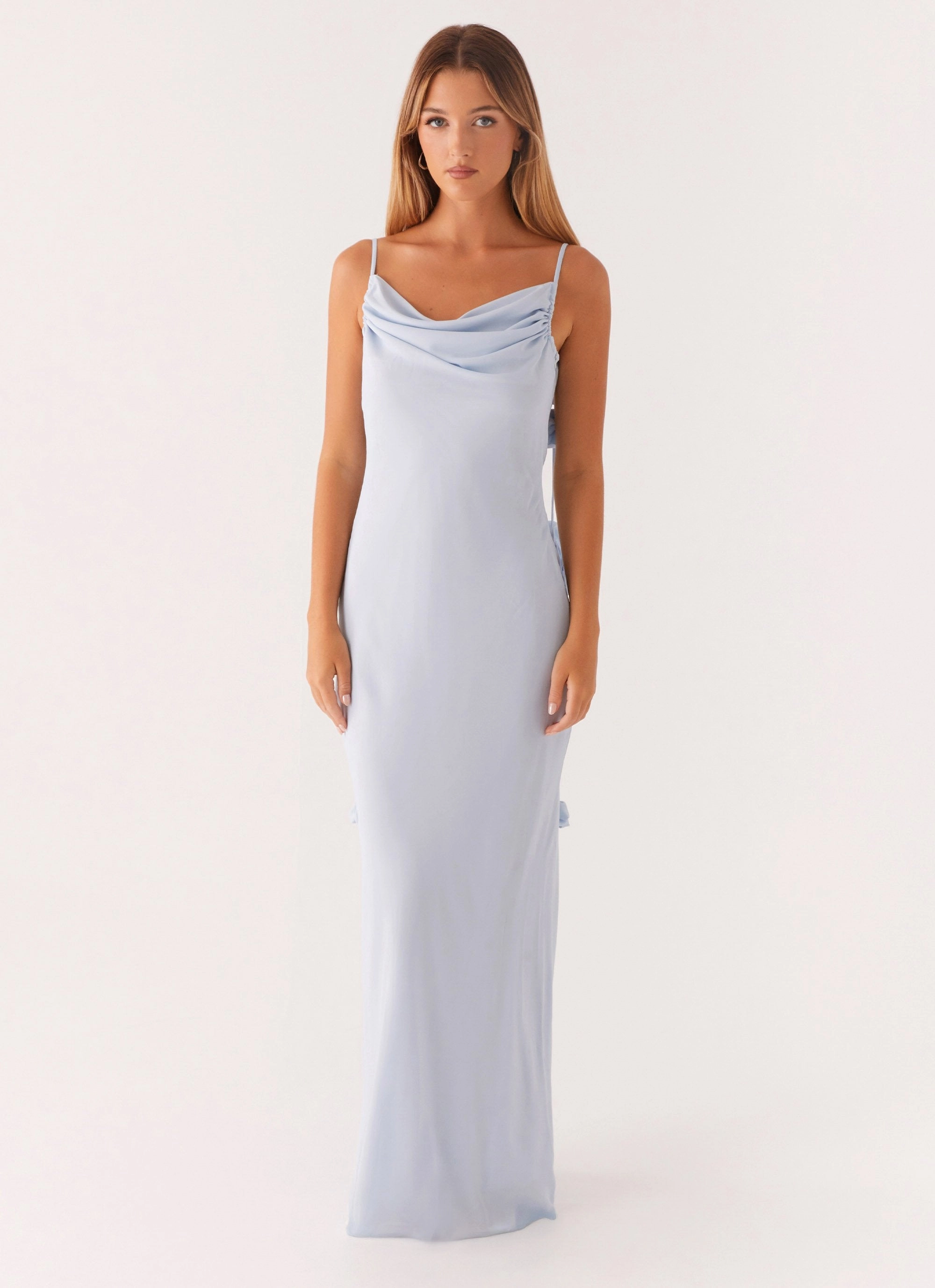 Easy Flow Simona Maxi Dress - Pastel Blue