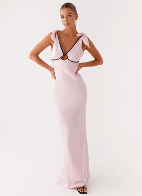 simple design Romeo Maxi Dress - Pink Romeo Maxi Dress - Pink Coastal Chic