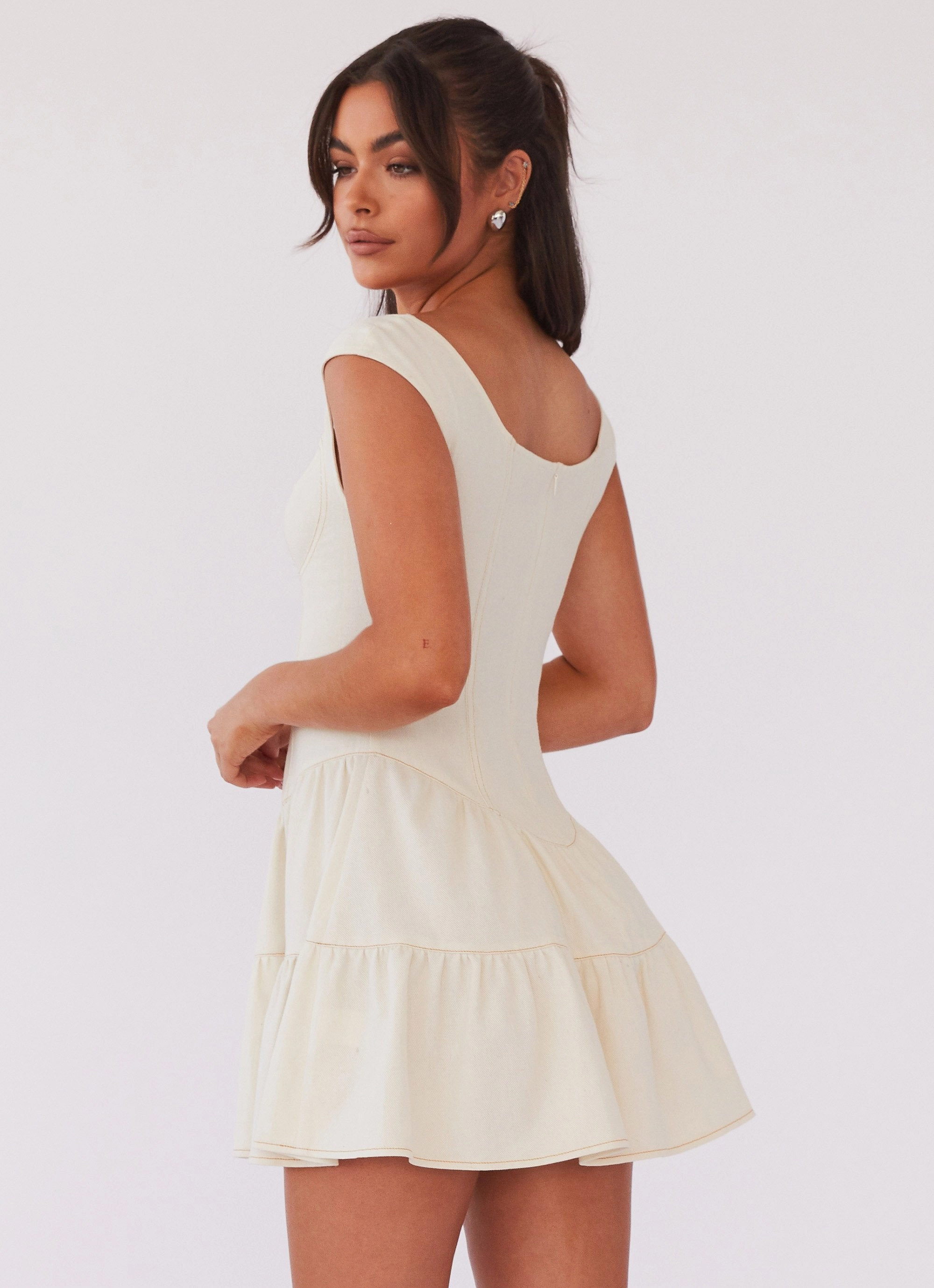 Isabella Denim Bustier Dress - Antique Timeless Style Street Edge