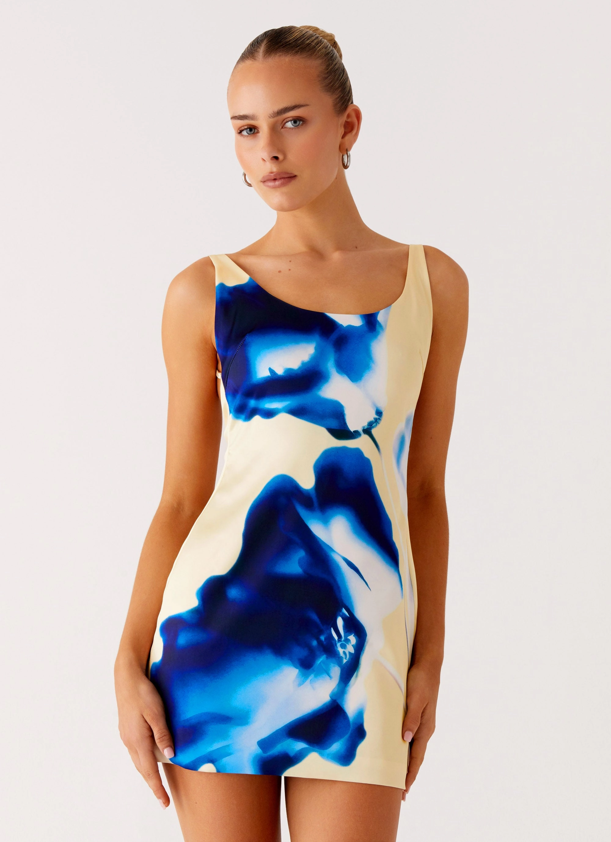 You Know Me Mini Dress - Heirloom Floral Functional Layer