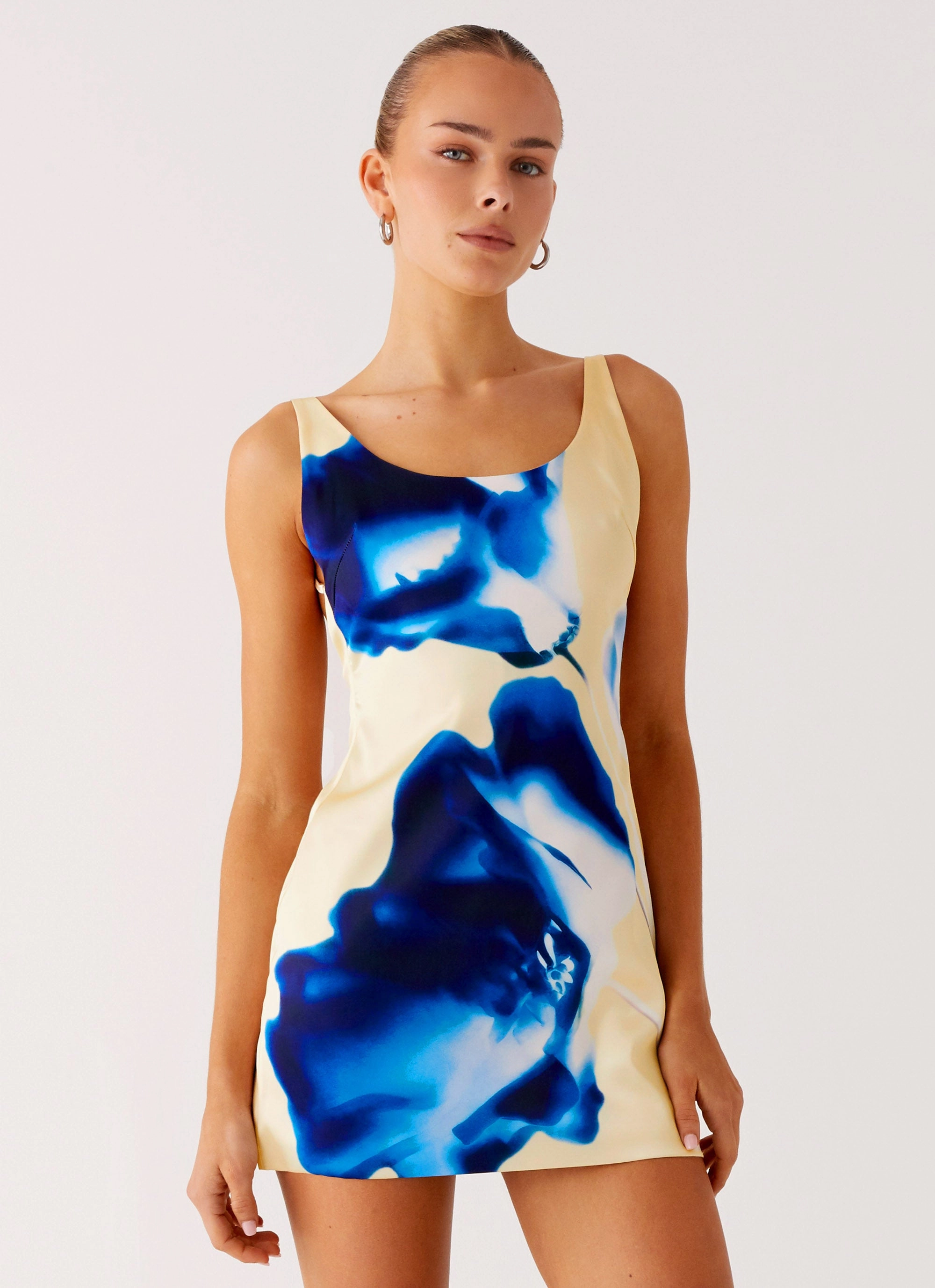 Satin Layers You Know Me Mini Dress - Heirloom Floral