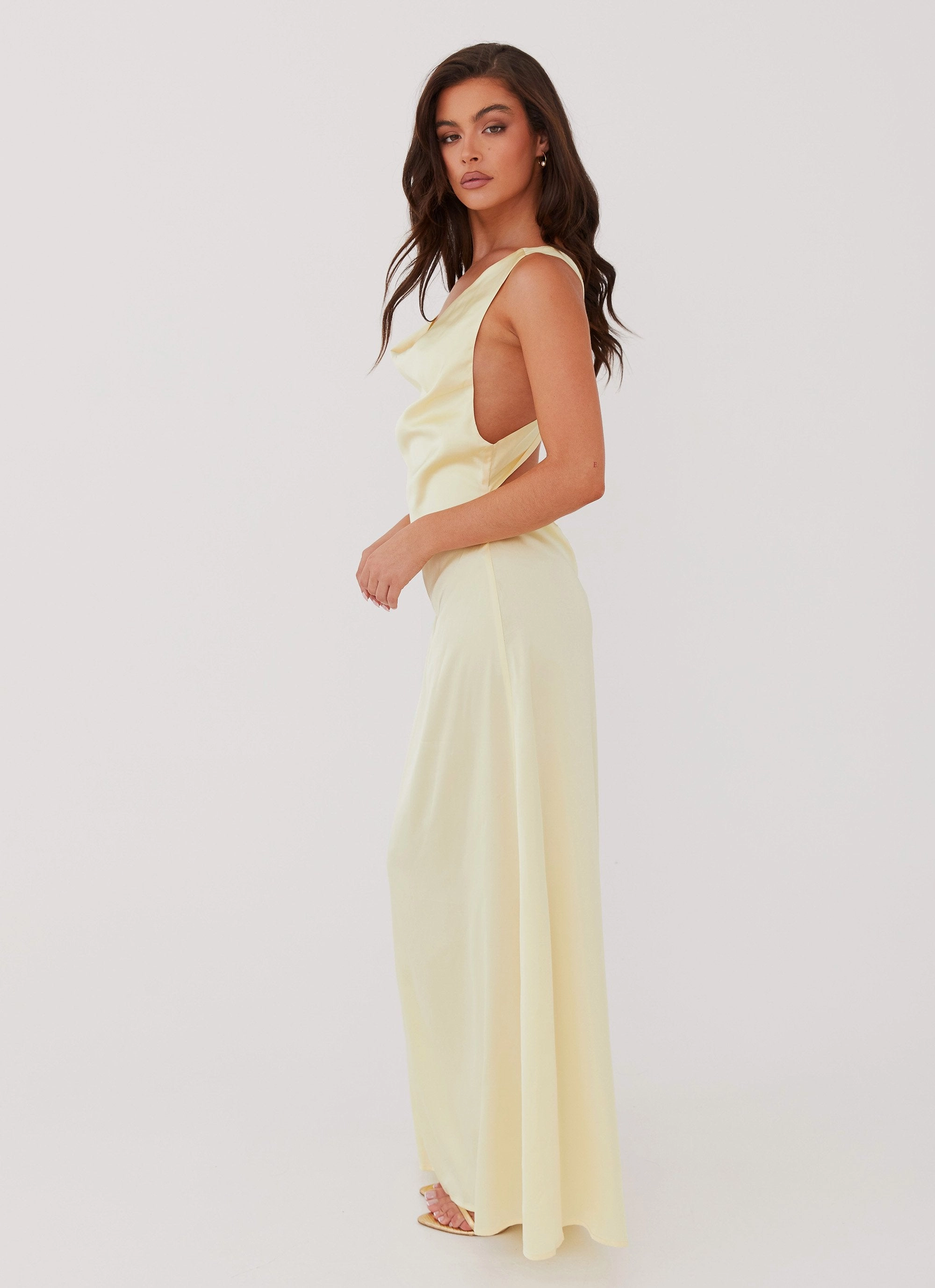 Musa Maxi Dress - Lemon Form Fit Date night