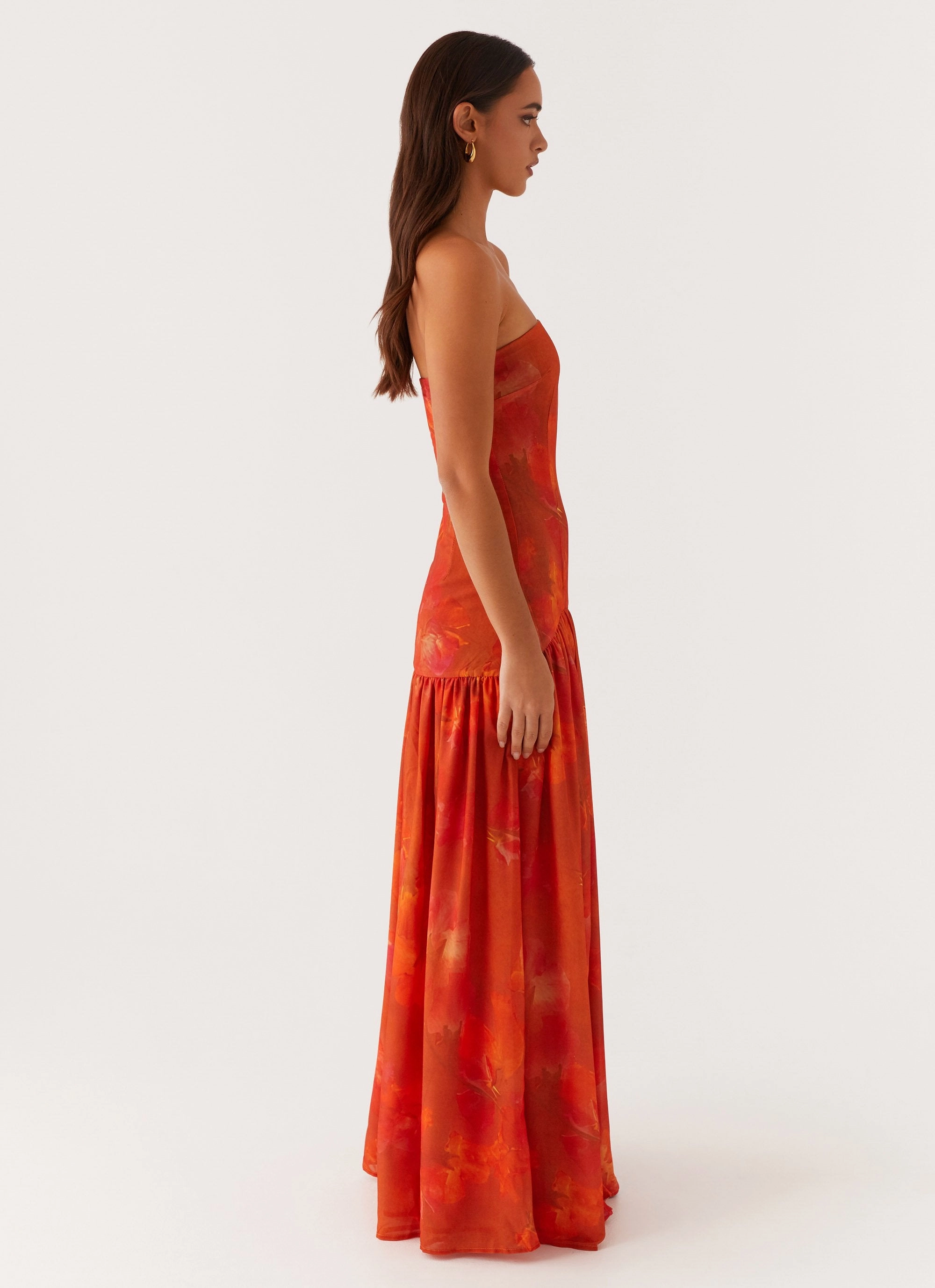 Eden Strapless Maxi Dress - Amber Cozy Balance Day Ready Look