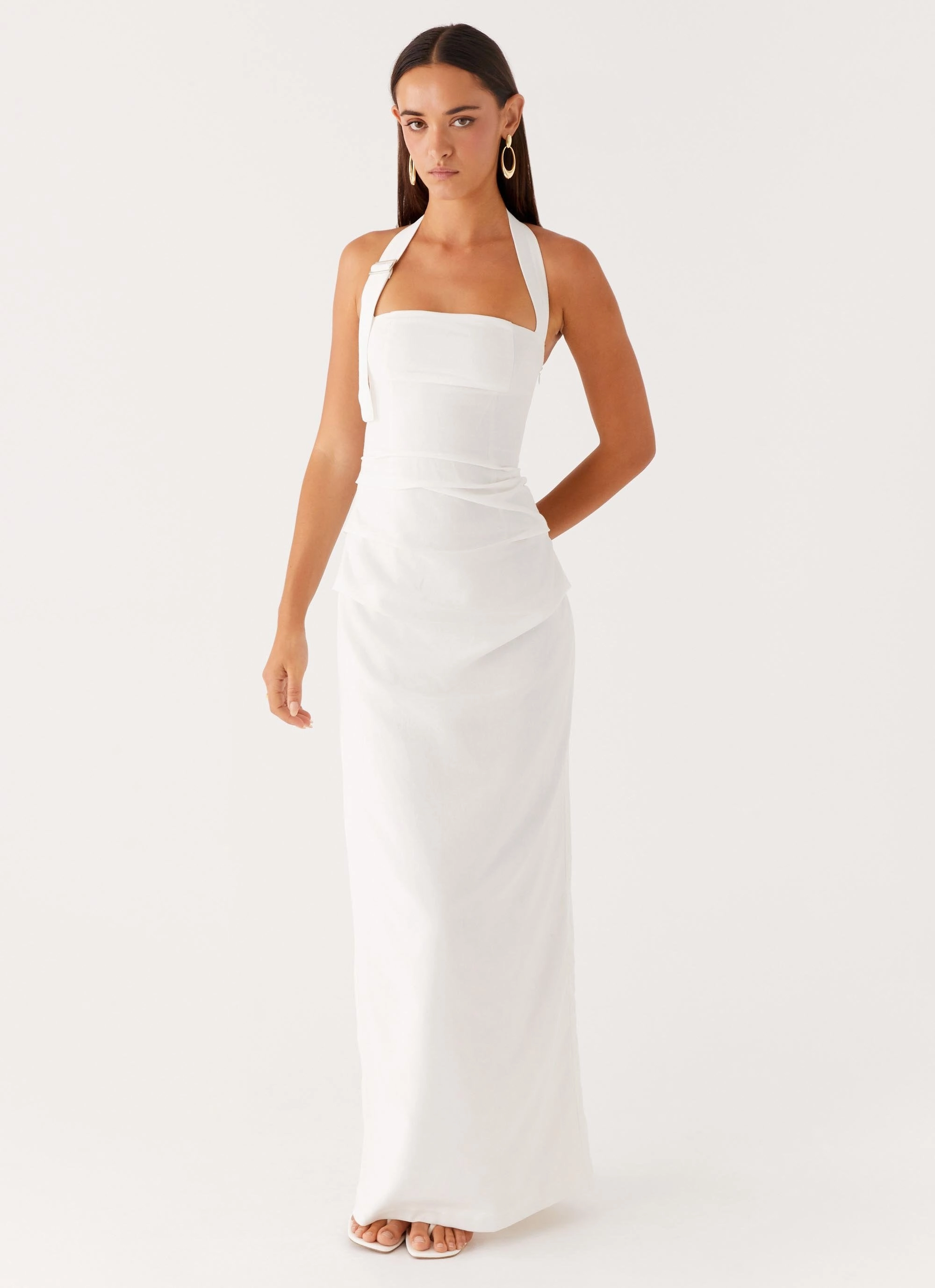 Contemporary Look Rumour Has it Maxi Dress - White