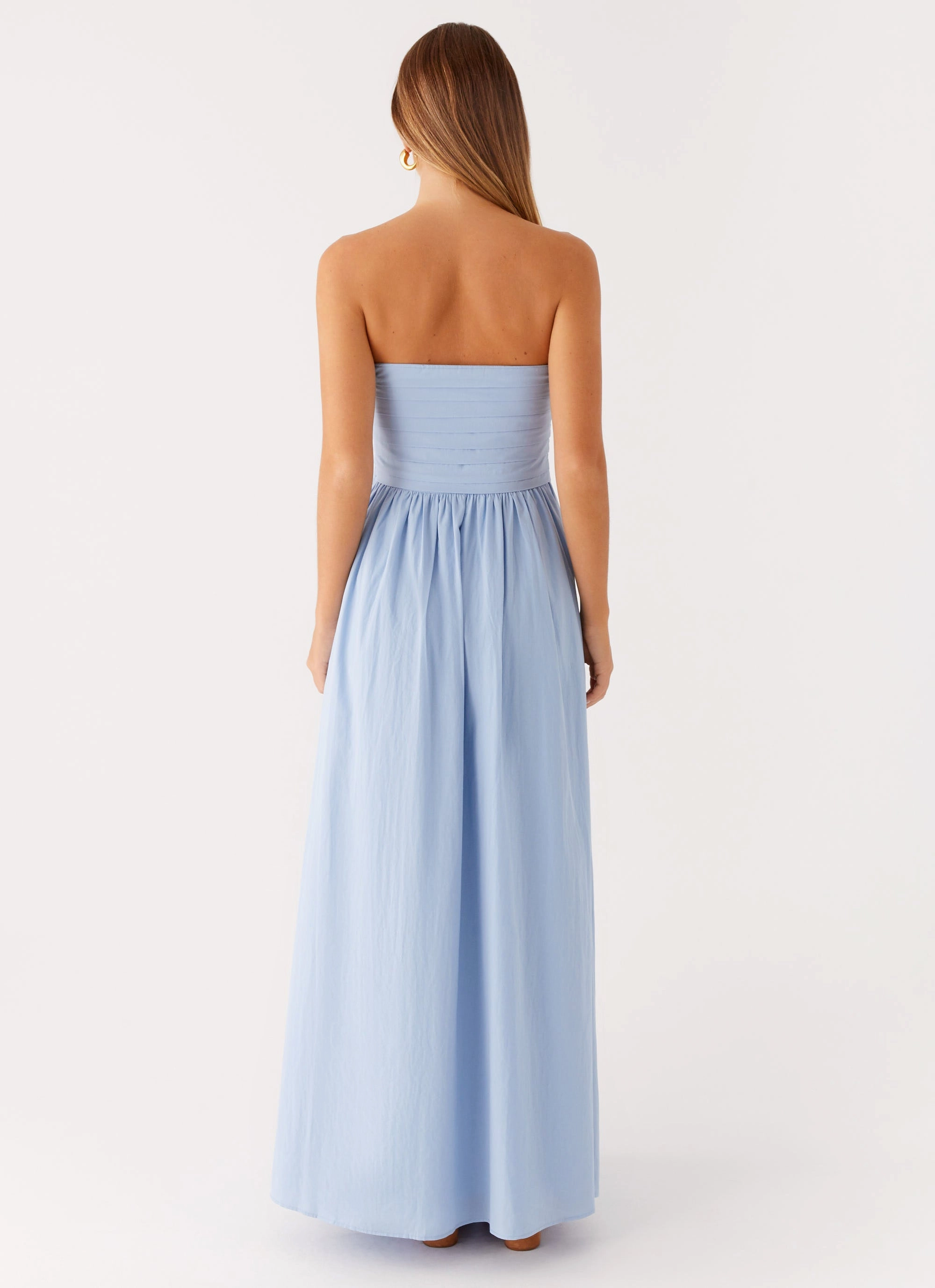 Comfortable and Chic Smart Casual Tamia Maxi Dress - Blue