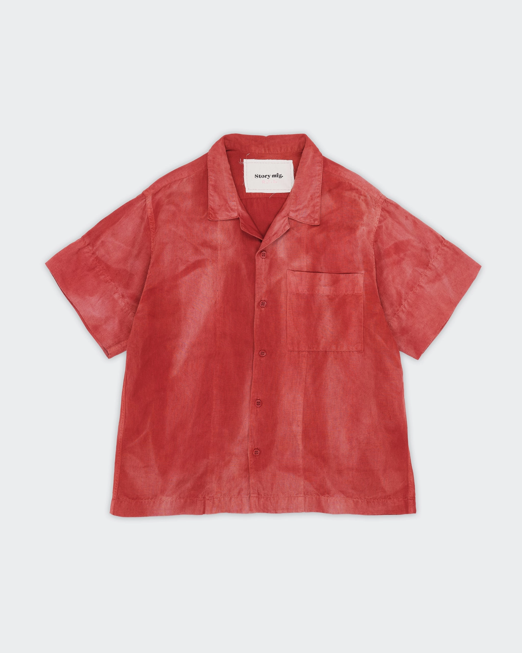 SweatWicking Fabric WideNeckOpening Greetings Shirt SS - R.T.S. CO-195SF