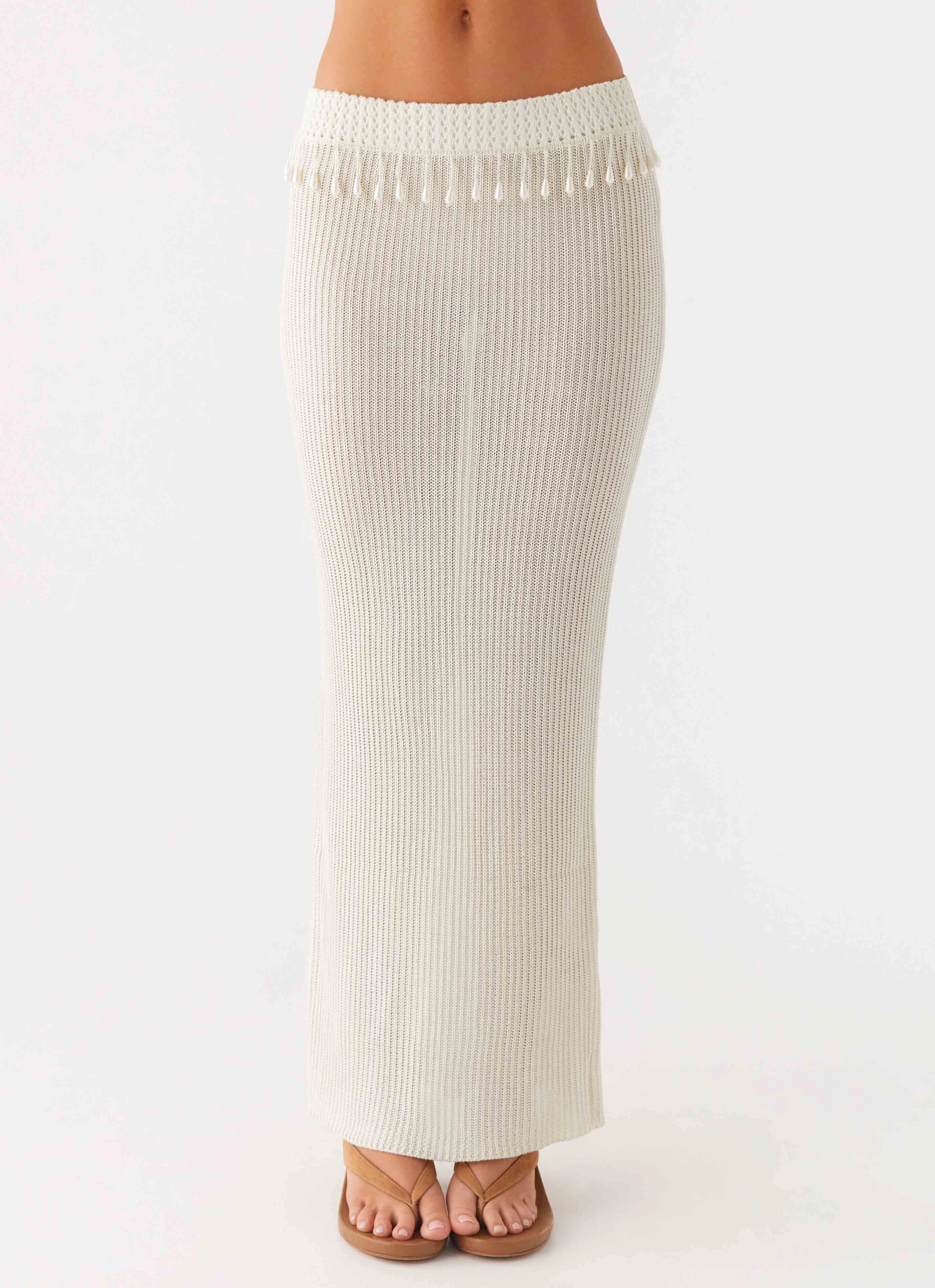 Transition Wear Basilia Maxi Skirt - Off White