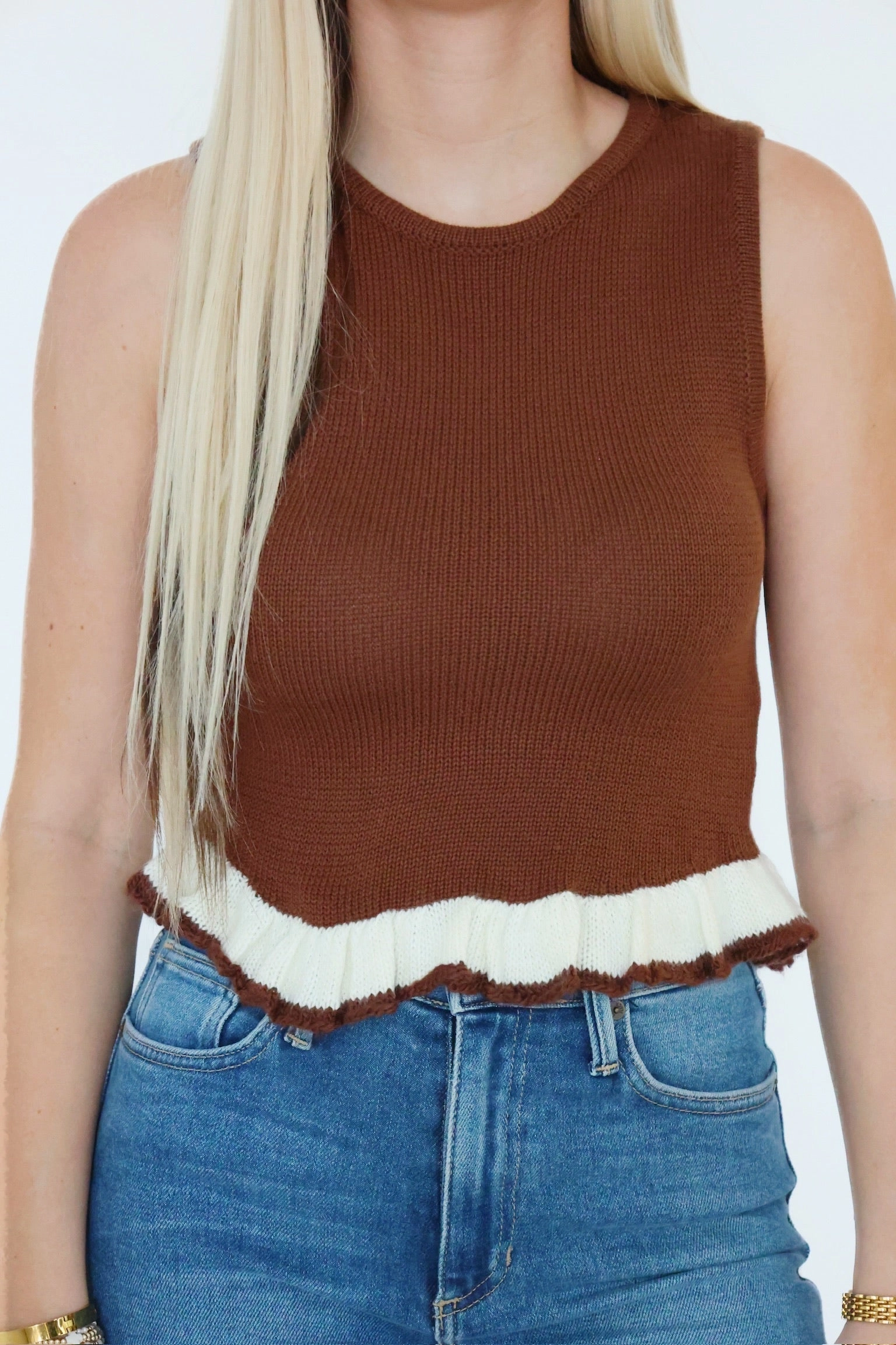 Maleah Sleeveles Sweater ThermalRegulation slim fit