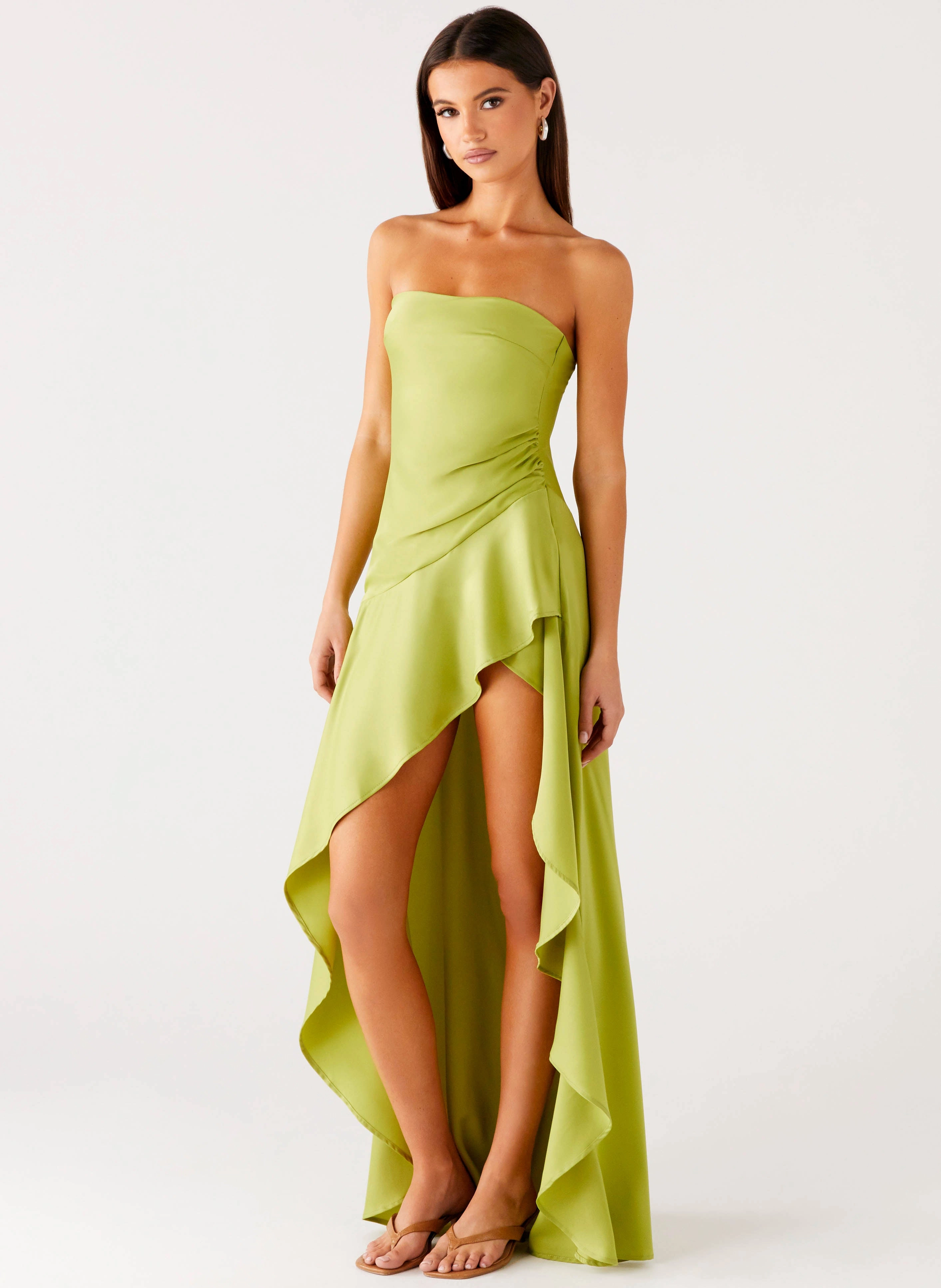 Bodie Maxi Dress - Lime Comfortable fit for outings