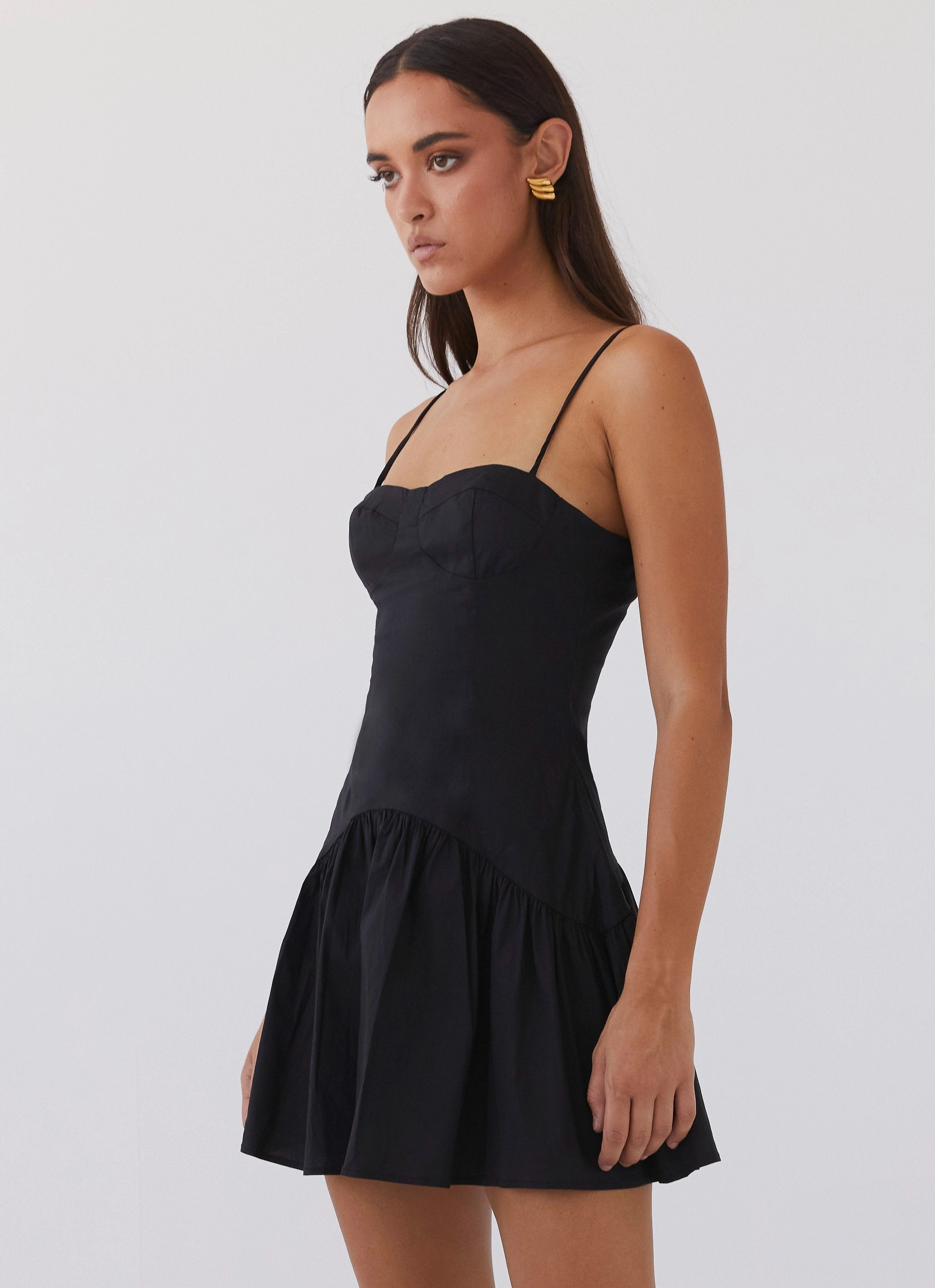 Social Charm Endless Summer Mini Dress - Black