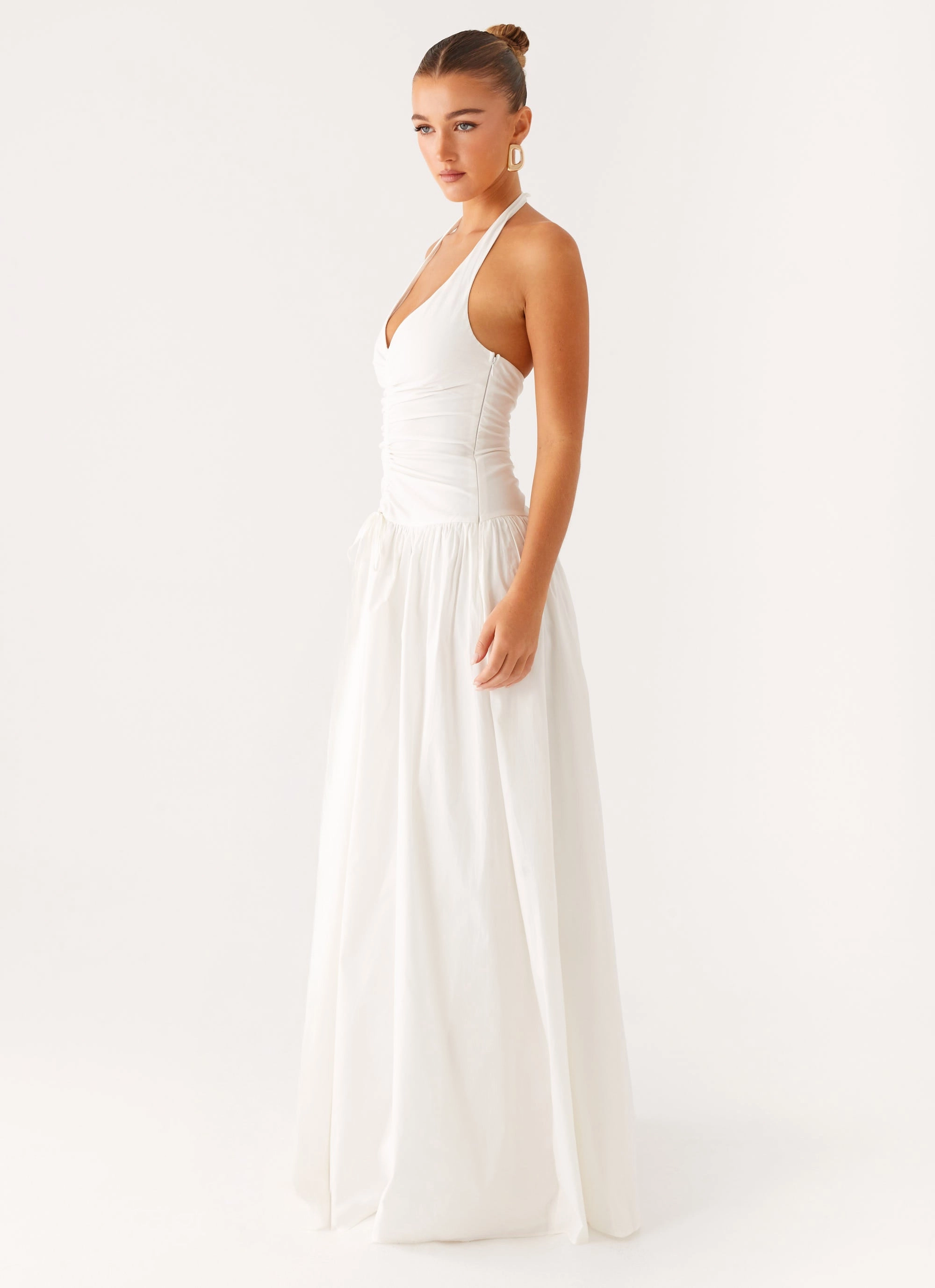 Narnie Maxi Dress - Ivory Casual day-to-night piece