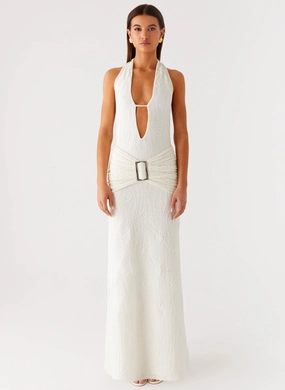 Smoke Ivy Maxi Dress - White Light And Airy Smoke Ivy Maxi Dress - White Daily Chic Smile Glow