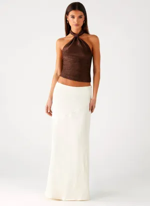 Cozy Movement Easy Motion Chandra Maxi Skirt - Ivory
