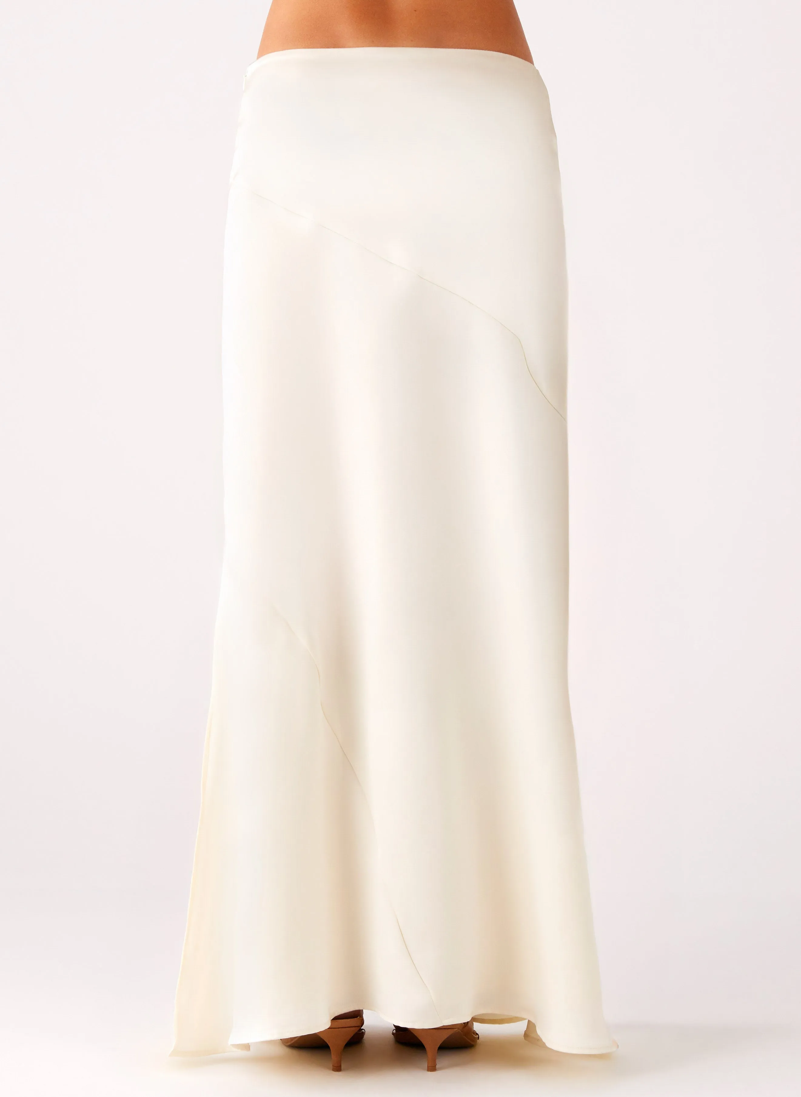 Soft Outfit Chandra Maxi Skirt - Ivory