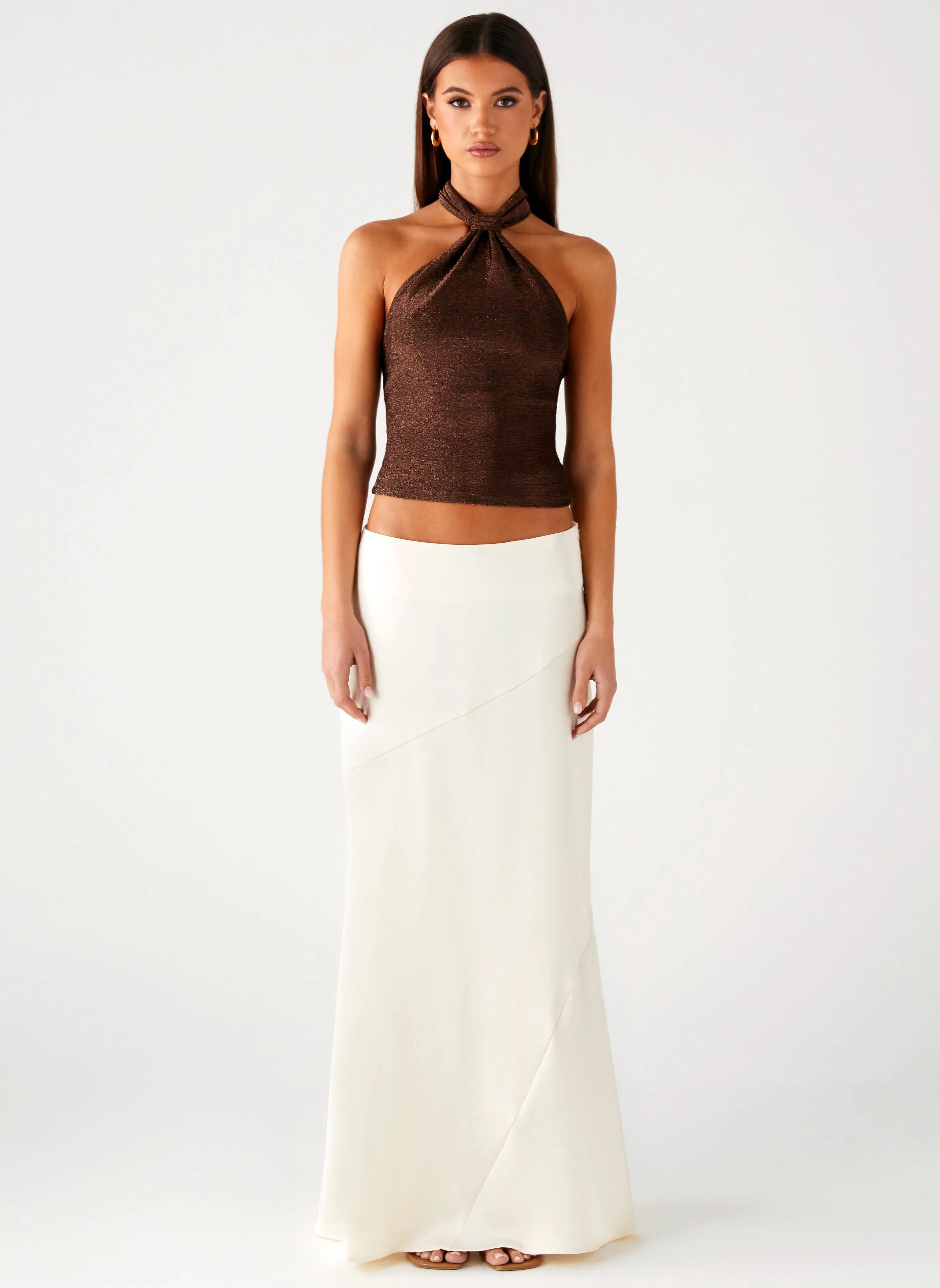 Chandra Maxi Skirt - Ivory Photography Session Festival Outfit