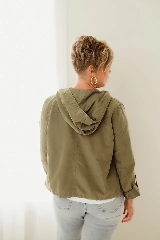 Snap & Zip Up Hoodie