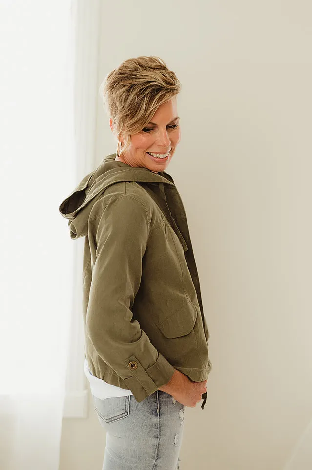 Snap & Zip Up Hoodie