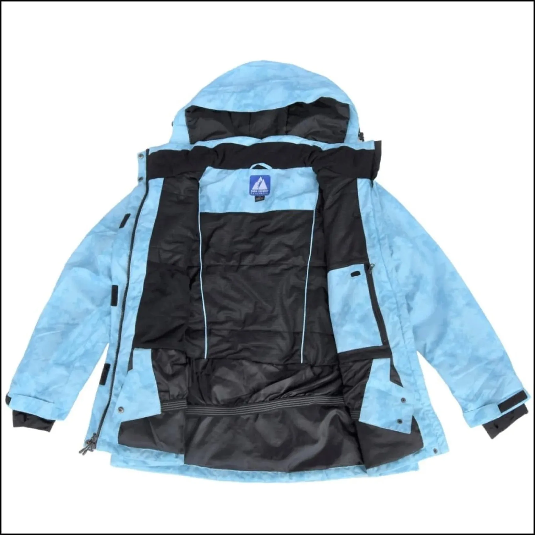 Snow Country Outerwear Women’s Plus Size Bevel Insulated Winter Snow Ski Jacket 1X-6X