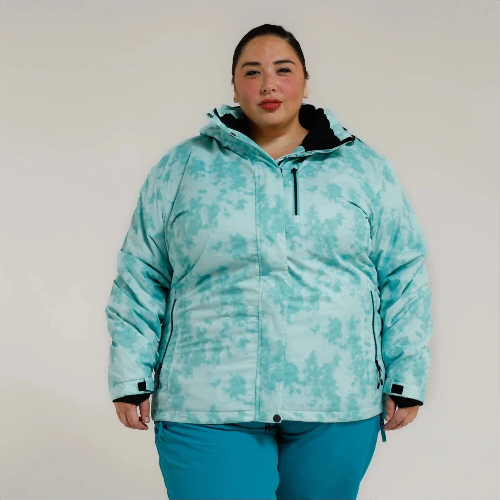 Snow Country Outerwear Women’s Plus Size Bevel Insulated Winter Snow Ski Jacket 1X-6X