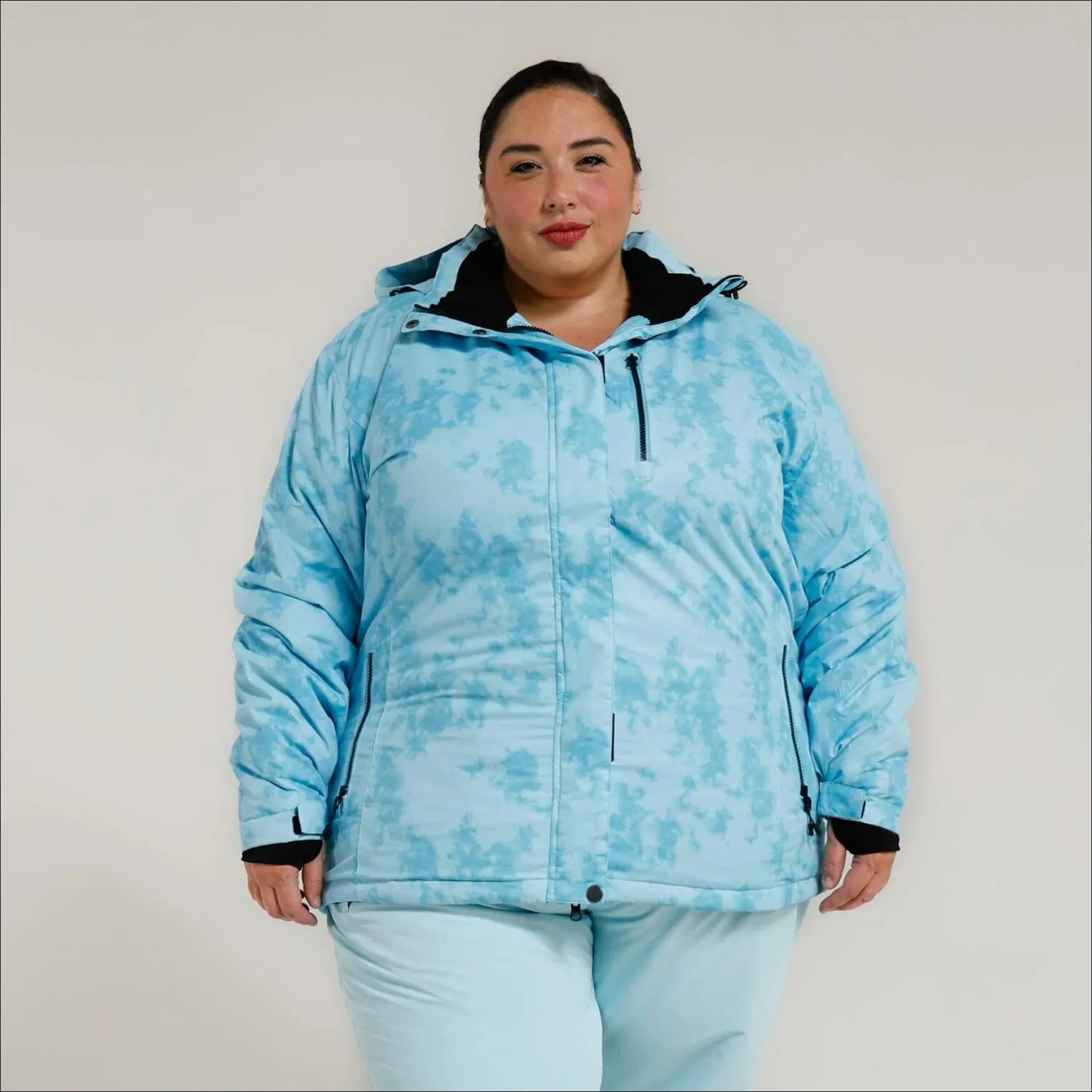 Snow Country Outerwear Women’s Plus Size Bevel Insulated Winter Snow Ski Jacket 1X-6X