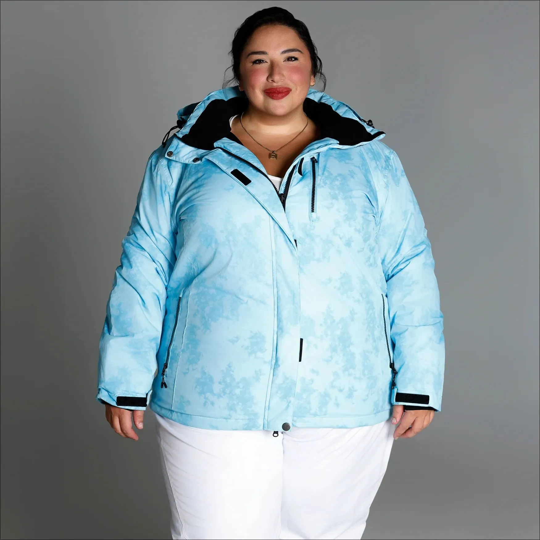 Snow Country Outerwear Women’s Plus Size Bevel Insulated Winter Snow Ski Jacket 1X-6X