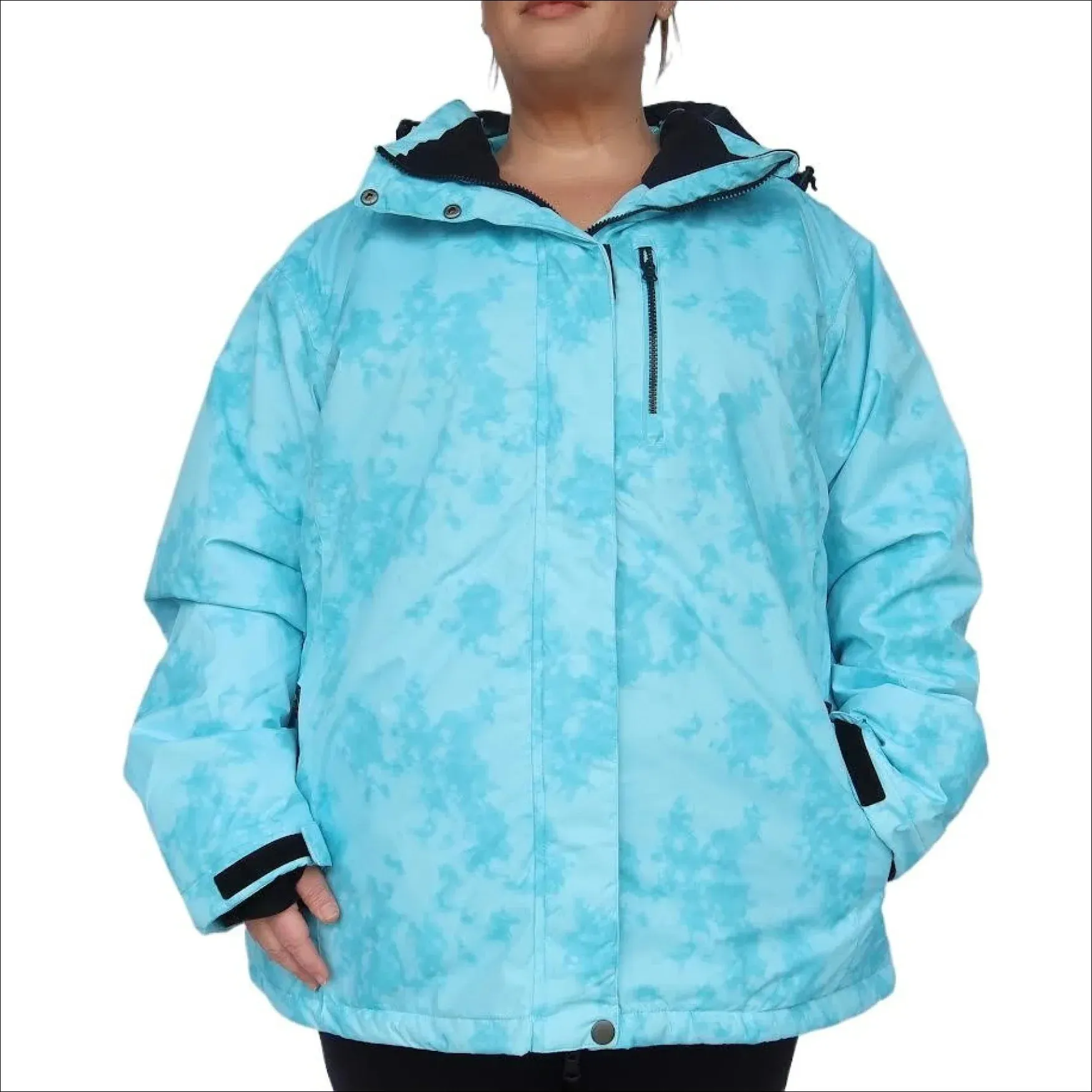 Snow Country Outerwear Women’s Plus Size Bevel Insulated Winter Snow Ski Jacket 1X-6X