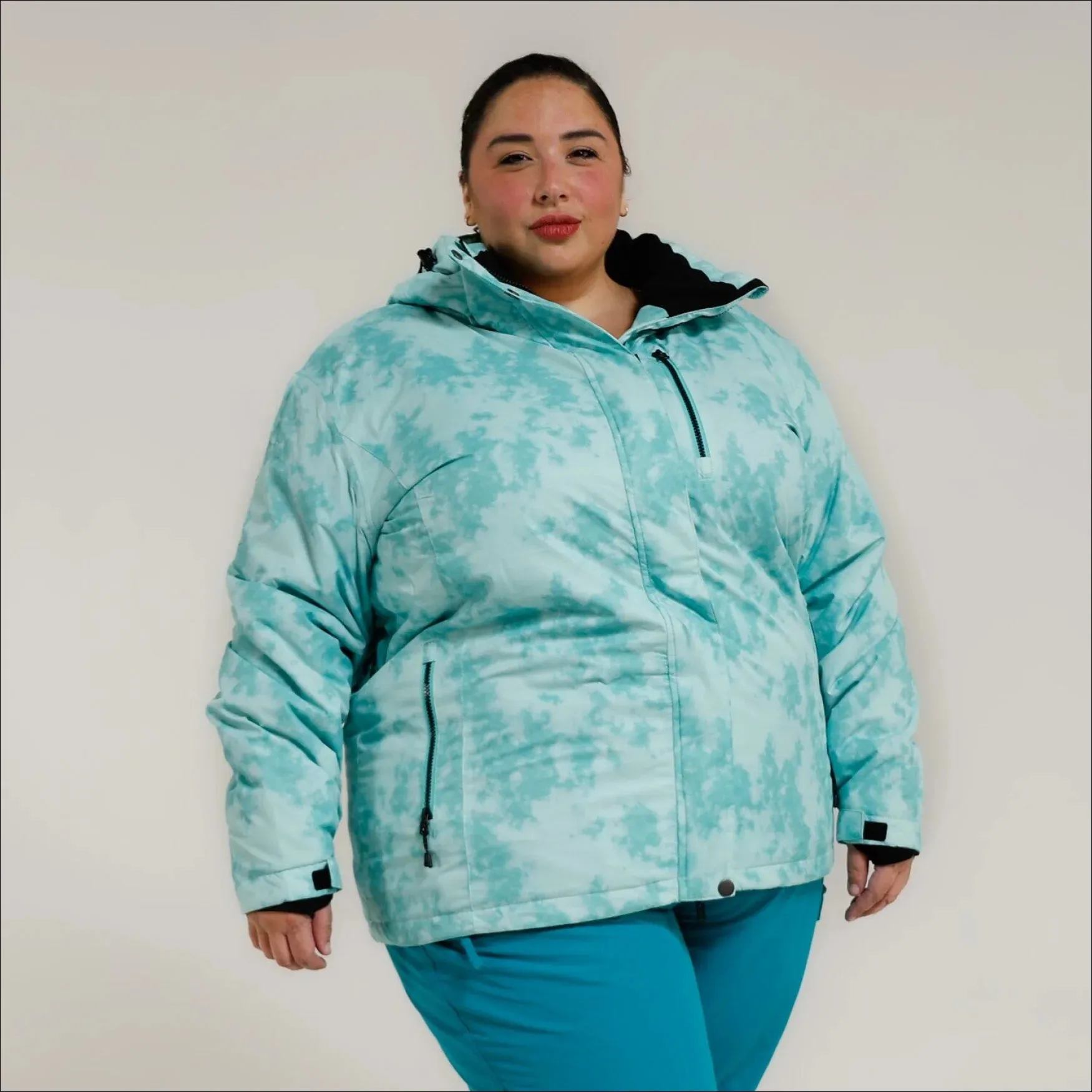 Snow Country Outerwear Women’s Plus Size Bevel Insulated Winter Snow Ski Jacket 1X-6X