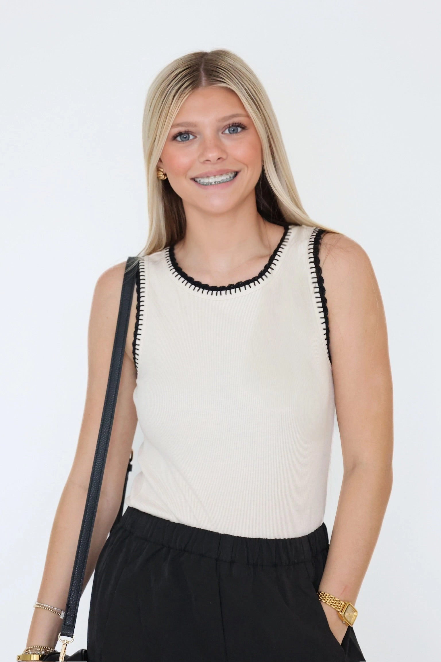 LayeredCollar Social Tank