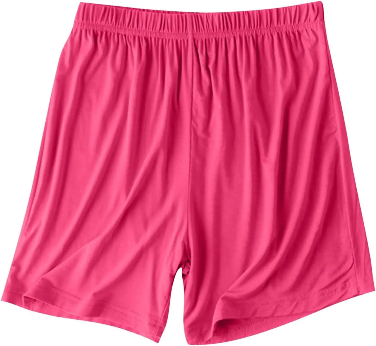 Soft Modal Boxer Shorts for Women Comfy Summer Thin Elastic Waist Pjs Bottoms Loose Sleepwear Lounge Pajama Shorts