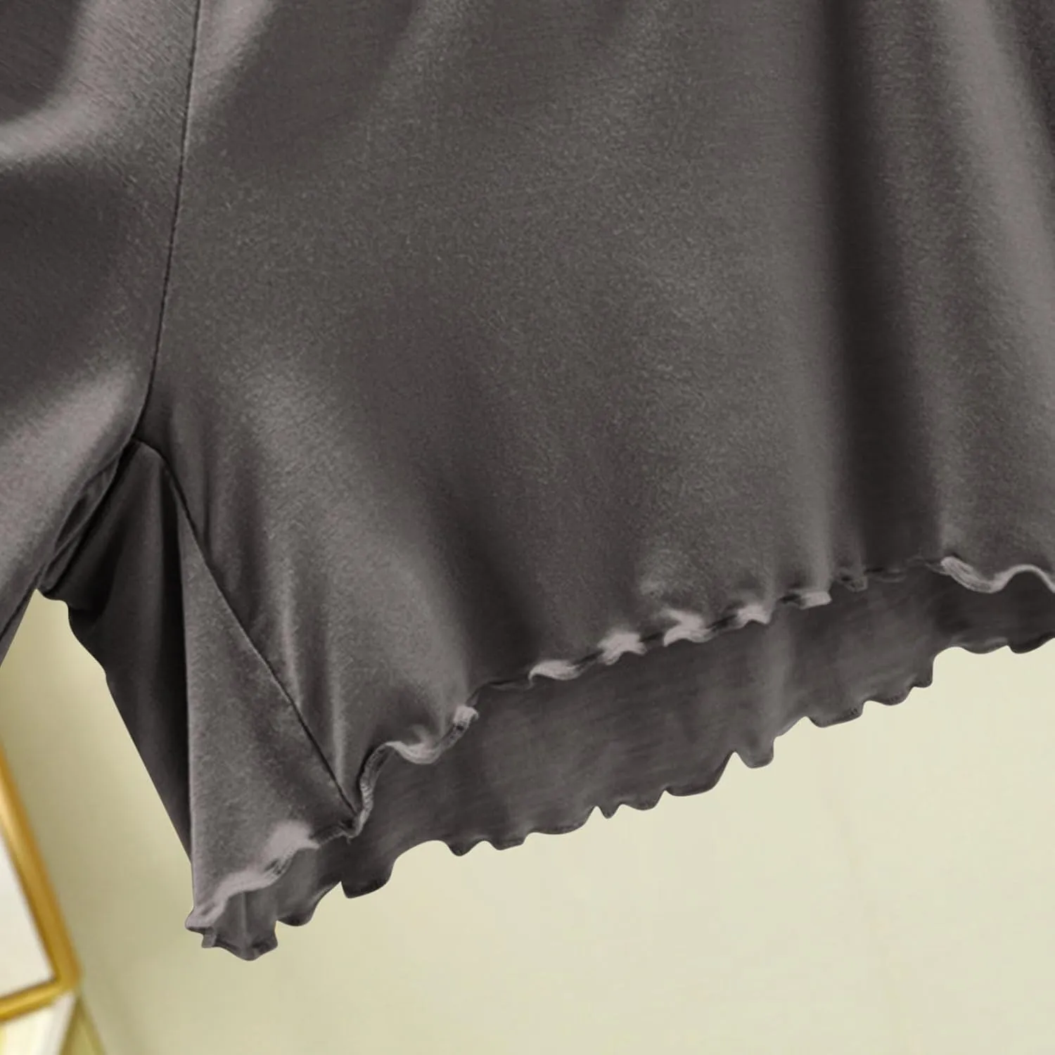 Soft Modal Lounge Shorts for Women Elastic High Waist Casual Sleepwear Loose Comfy Pajamas Boxer Pjs Bottom