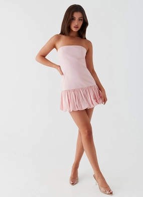 Soft and breathable Cotton Candy Mini Dress - Pink Cotton Candy Mini Dress - Pink Stylish Pick