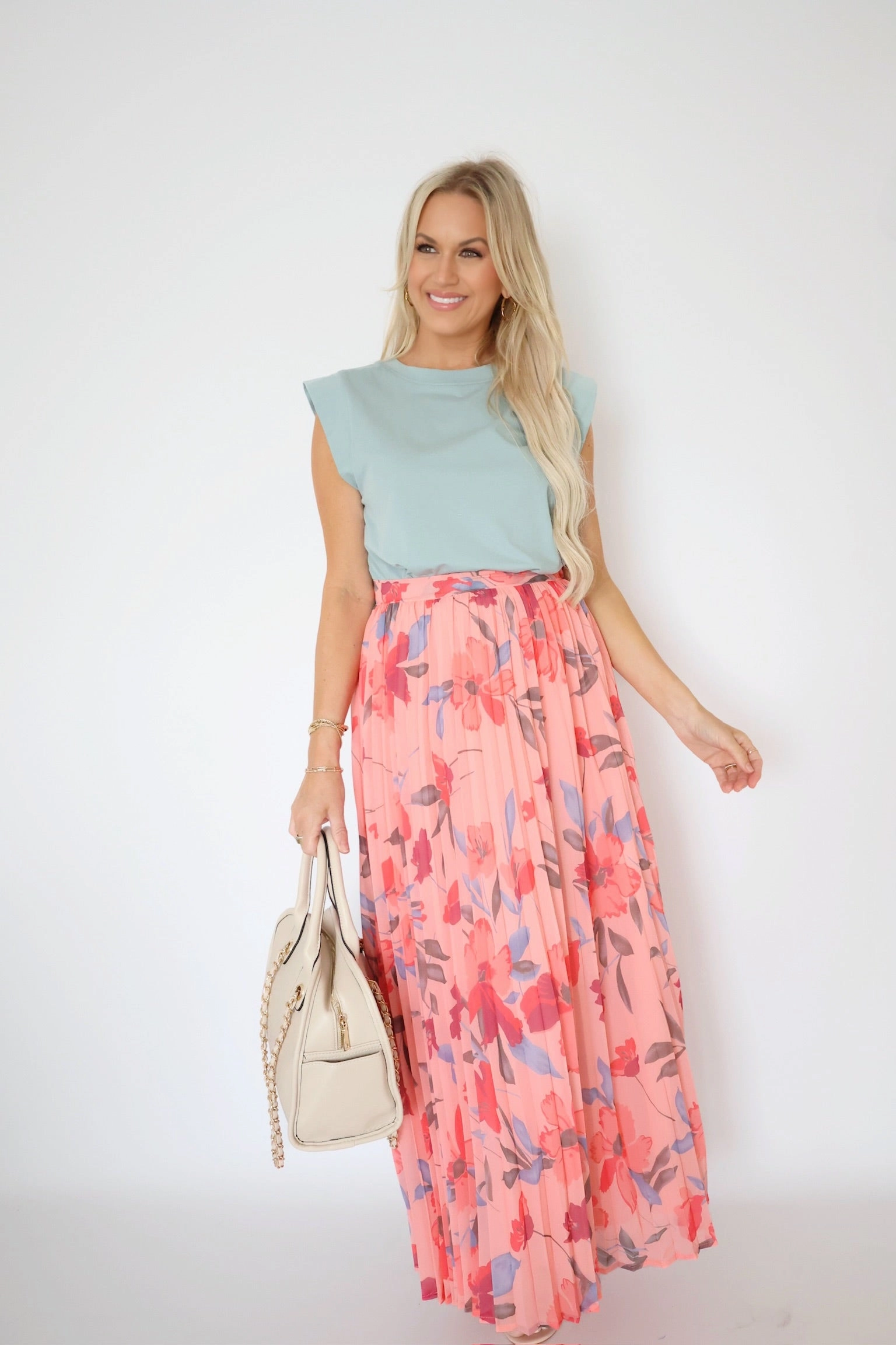 May Flower Skirt (FINAL SALE) DurableDoubleLayeredHem