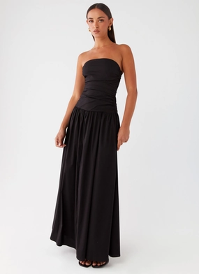 soft fit Carmel Maxi Dress - Black Evening Ready Carmel Maxi Dress - Black