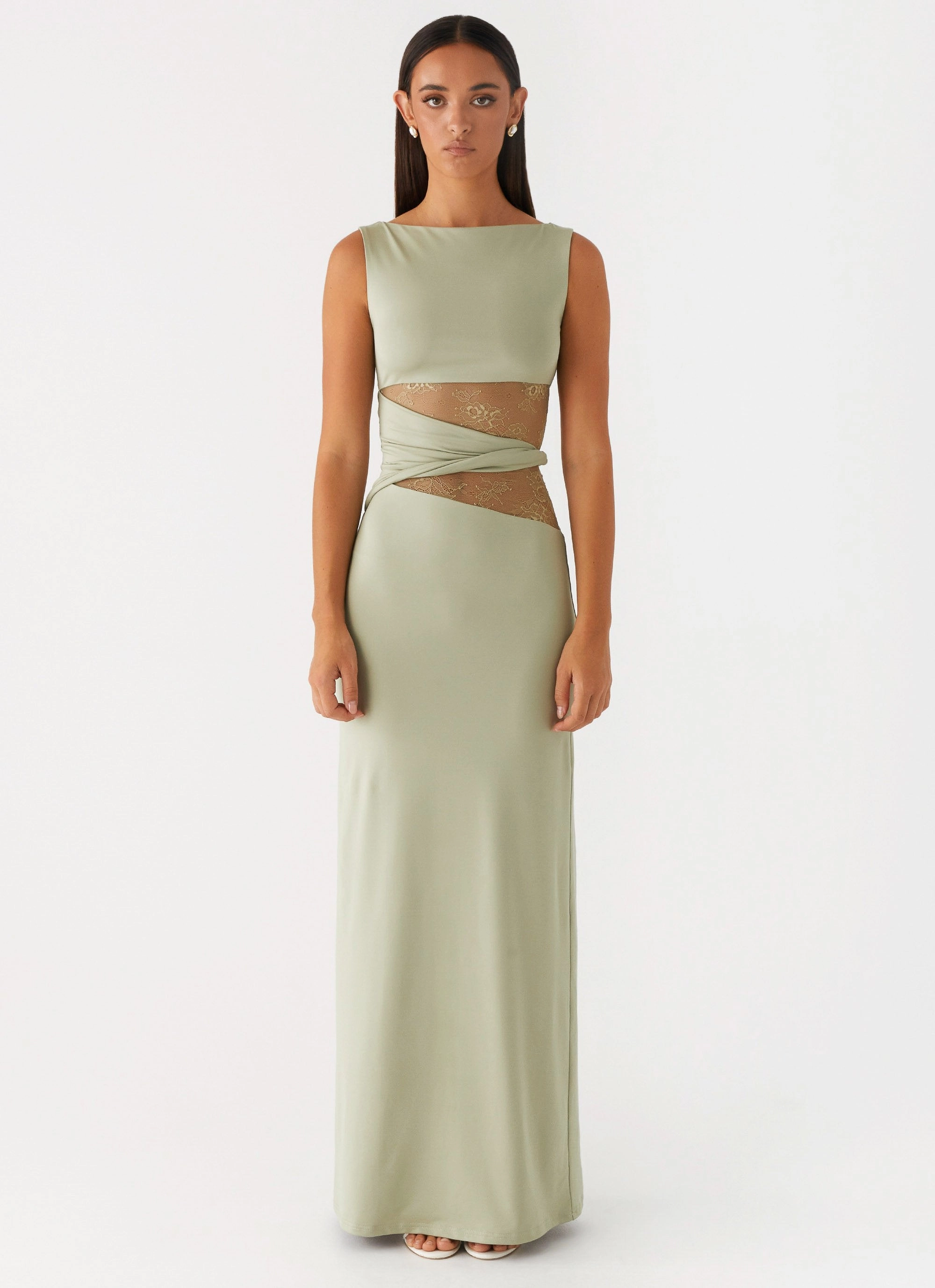 Karma Maxi Dress - Sage Morning Glow