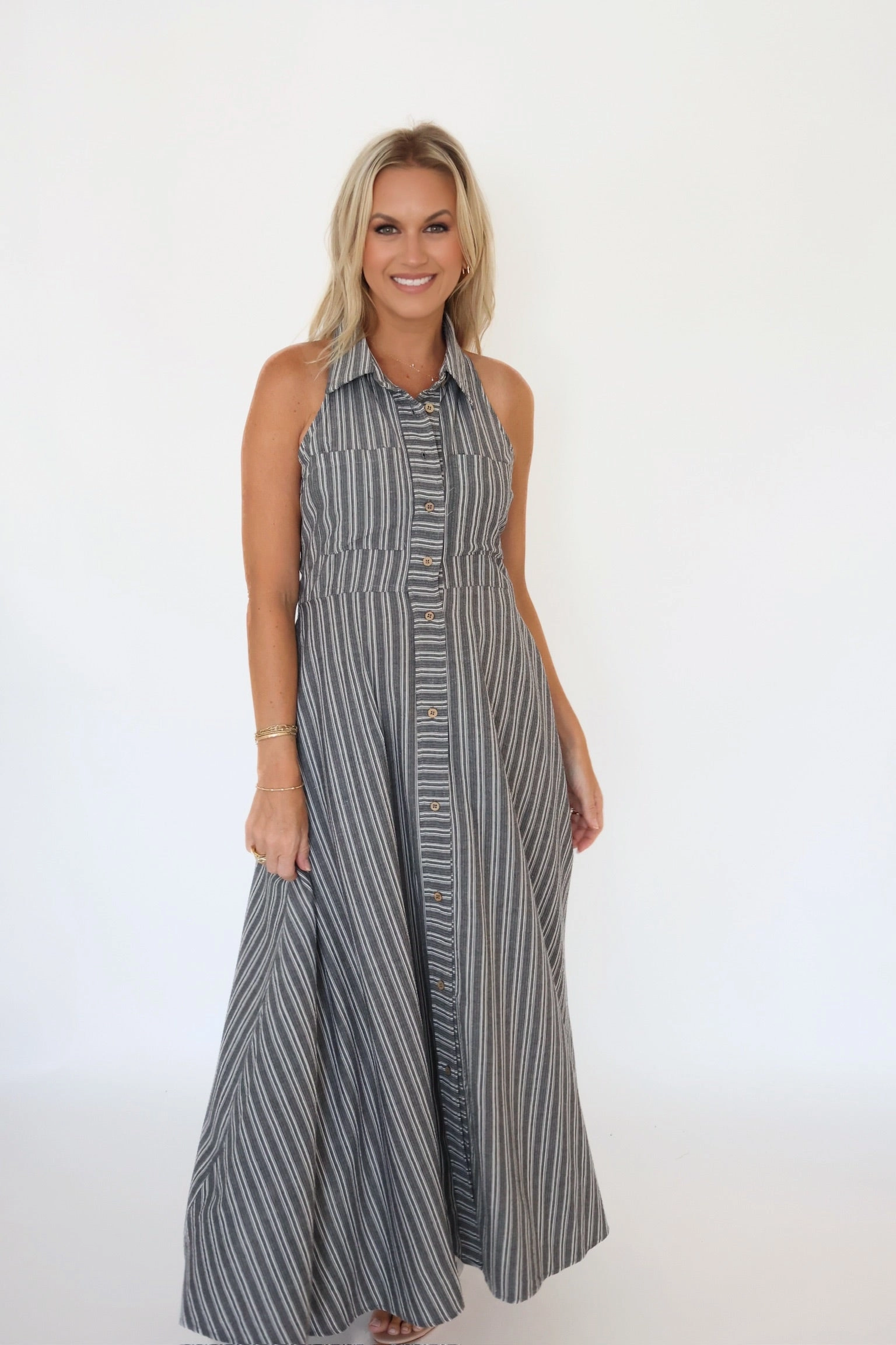 MultiPocket Configuration Evett Shirt Dress