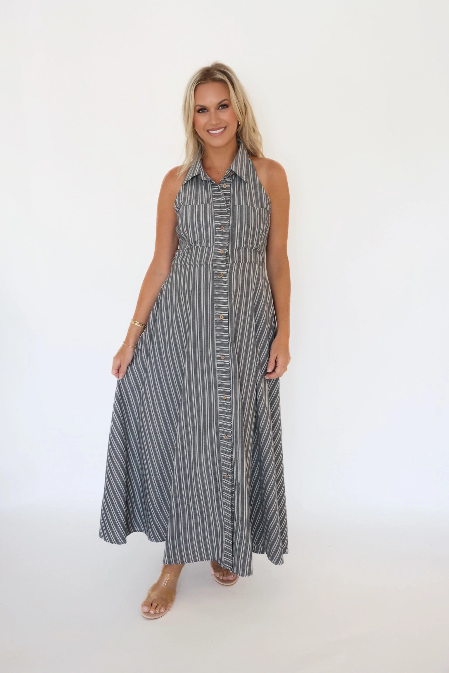 Anti Microbial Lining Earthy Tone Colorways Evett Shirt Dress