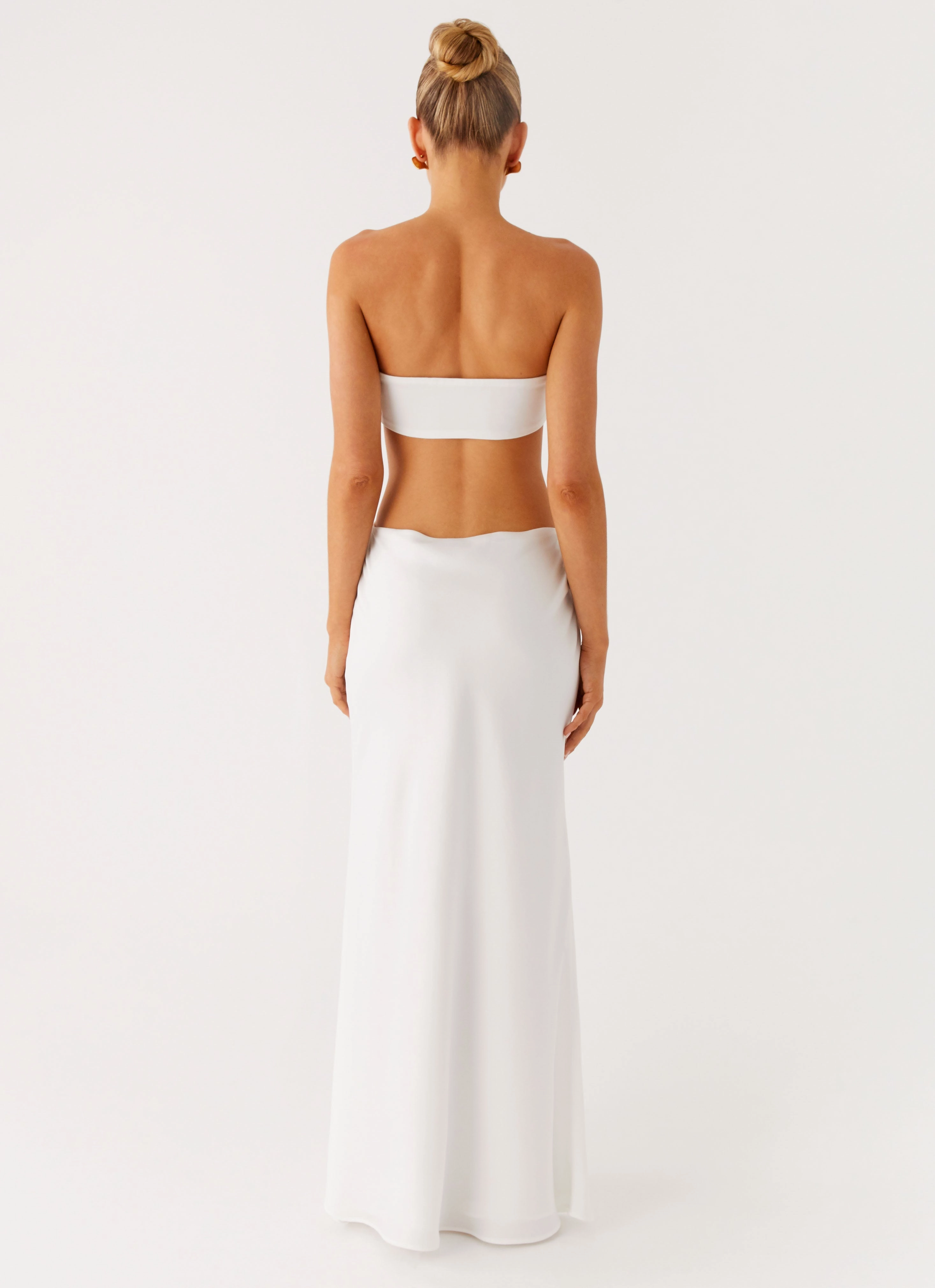 Comfortable fit Comfy Detail Kiss Me Cut Out Maxi - Ivory