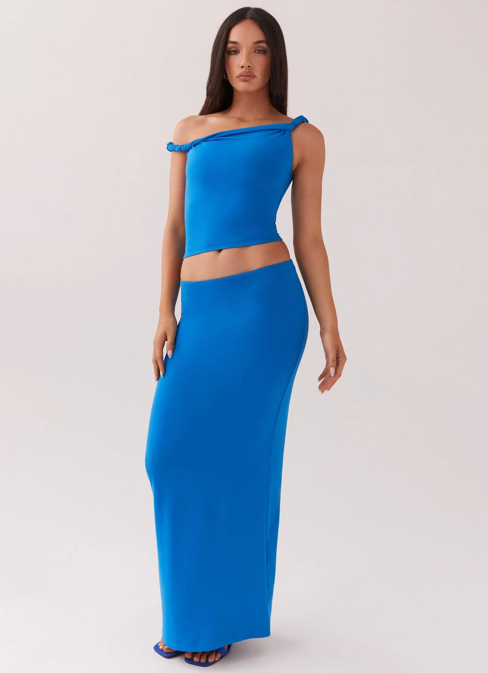 Solace Soul Maxi Skirt - Cobalt Seasonal Must Have