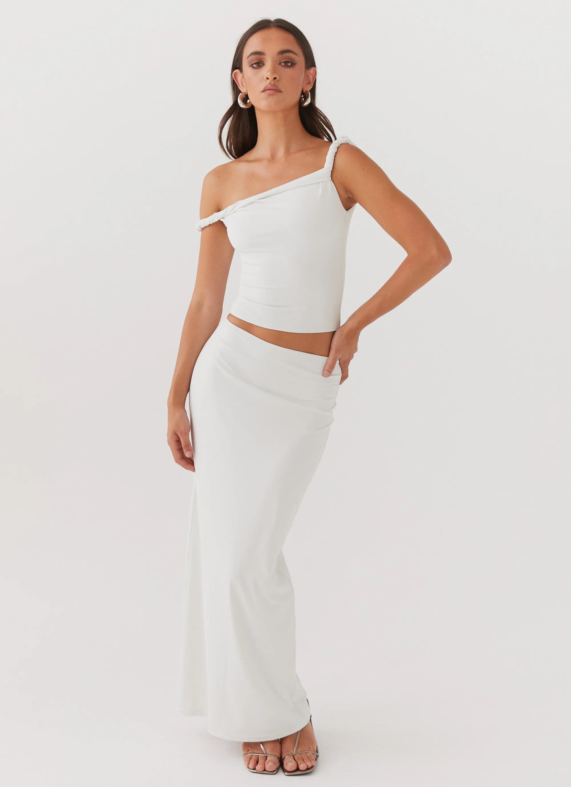 Trendy Mood Solace Soul Maxi Skirt - Ivory