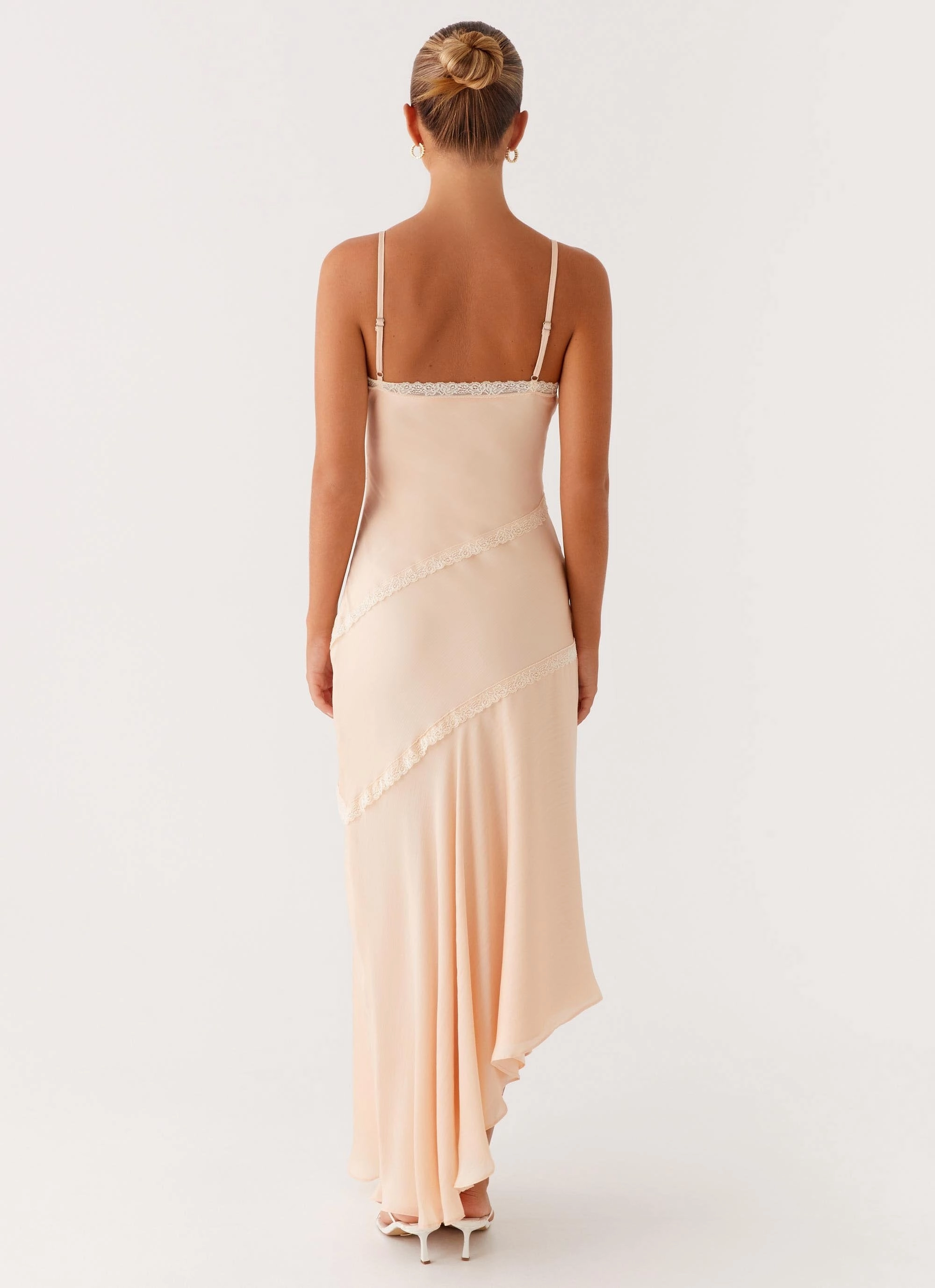 Solana Maxi Dress - Peach Fashionable Layers Breathable