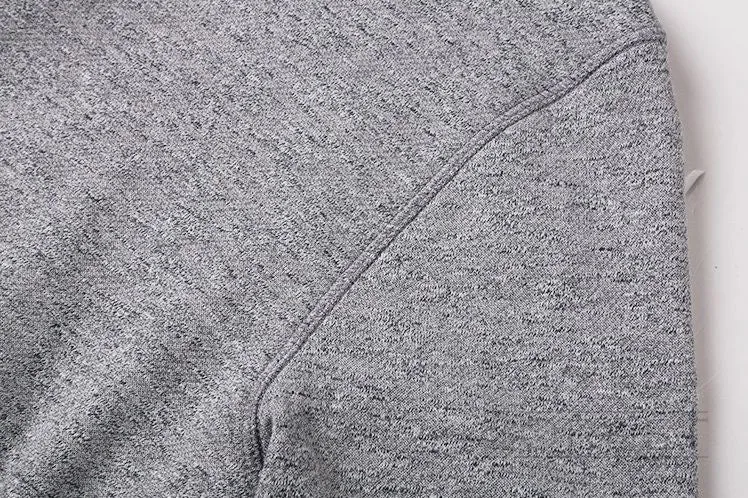 Solid Color Men's Sweatshirt With Long Sleeve