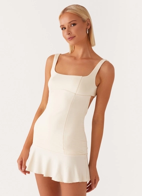 Someone New Mini Dress - Yellow Resort Ready