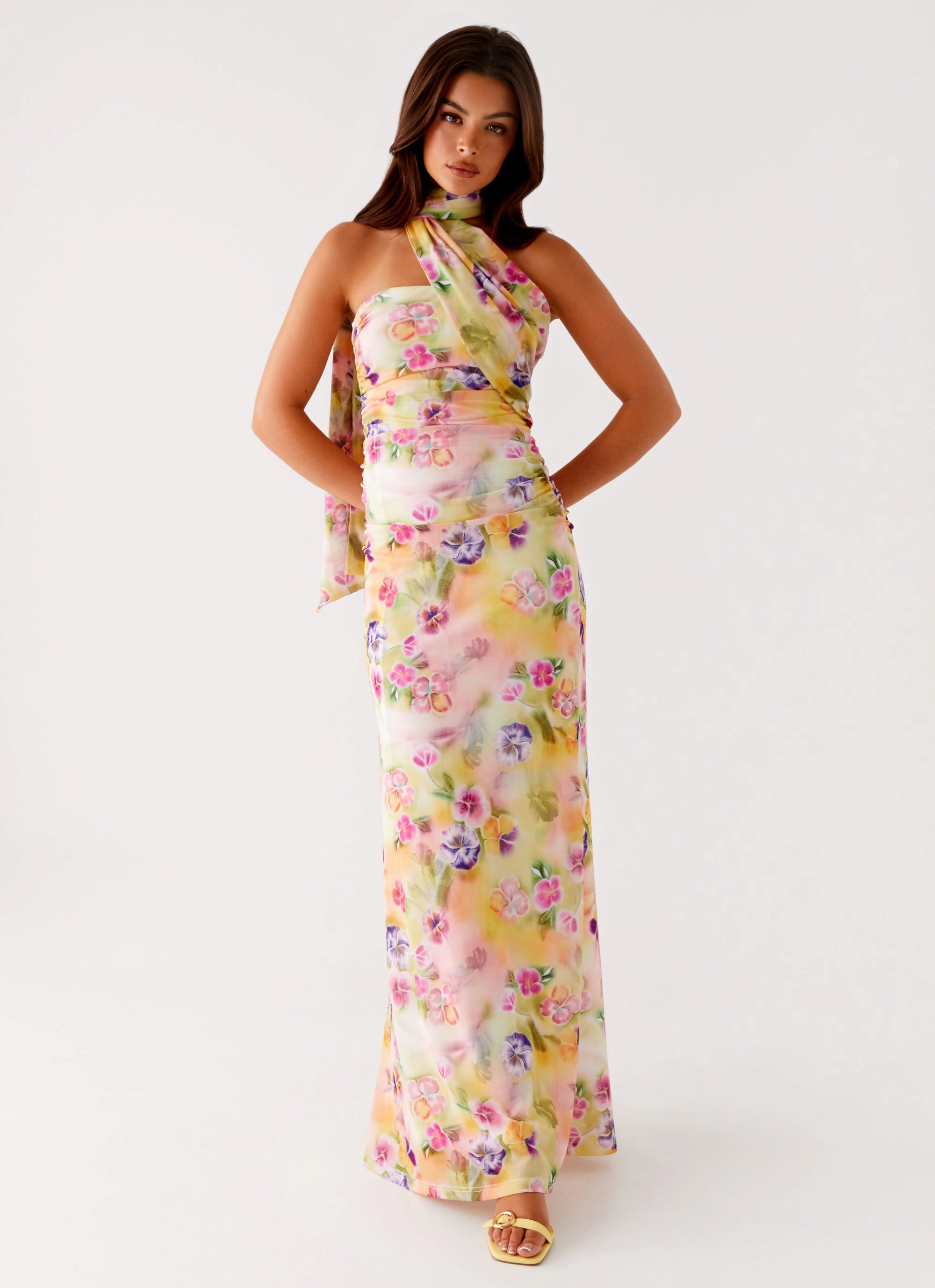 Easy Comfort Songbird Maxi Dress - Sunburst Floral
