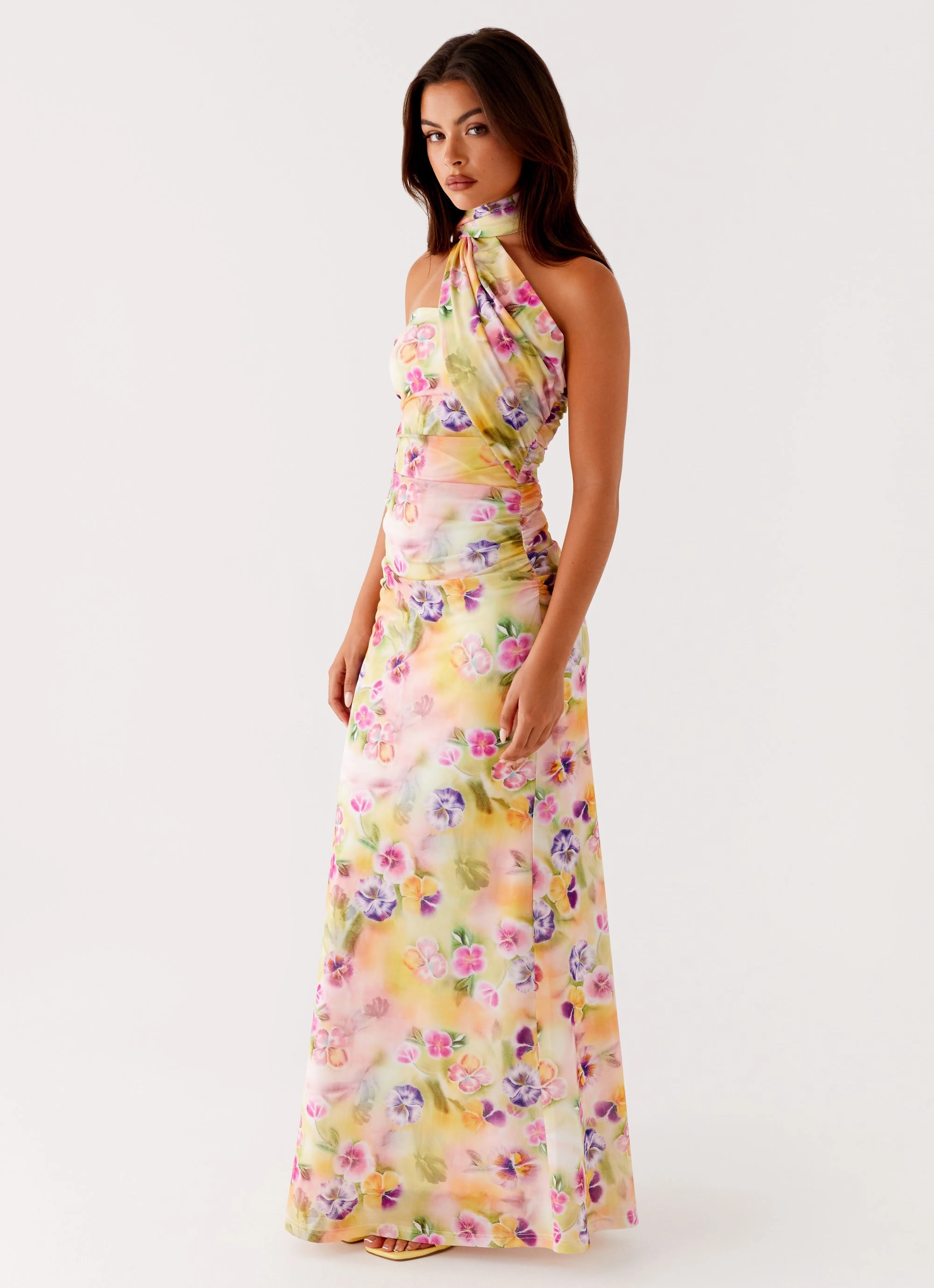 Farm Air Songbird Maxi Dress - Sunburst Floral