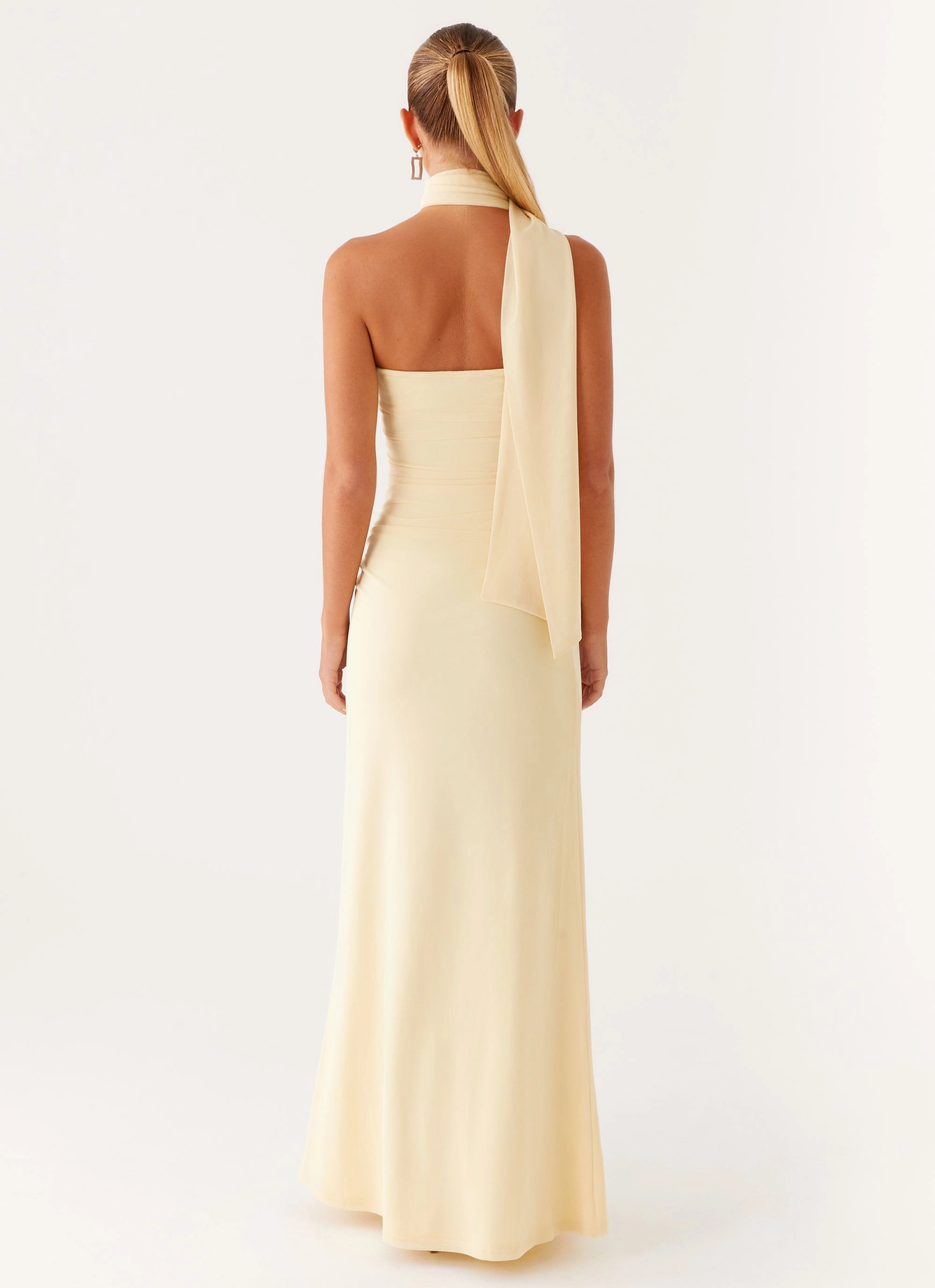 Pocket-Detail Songbird Maxi Dress - Yellow